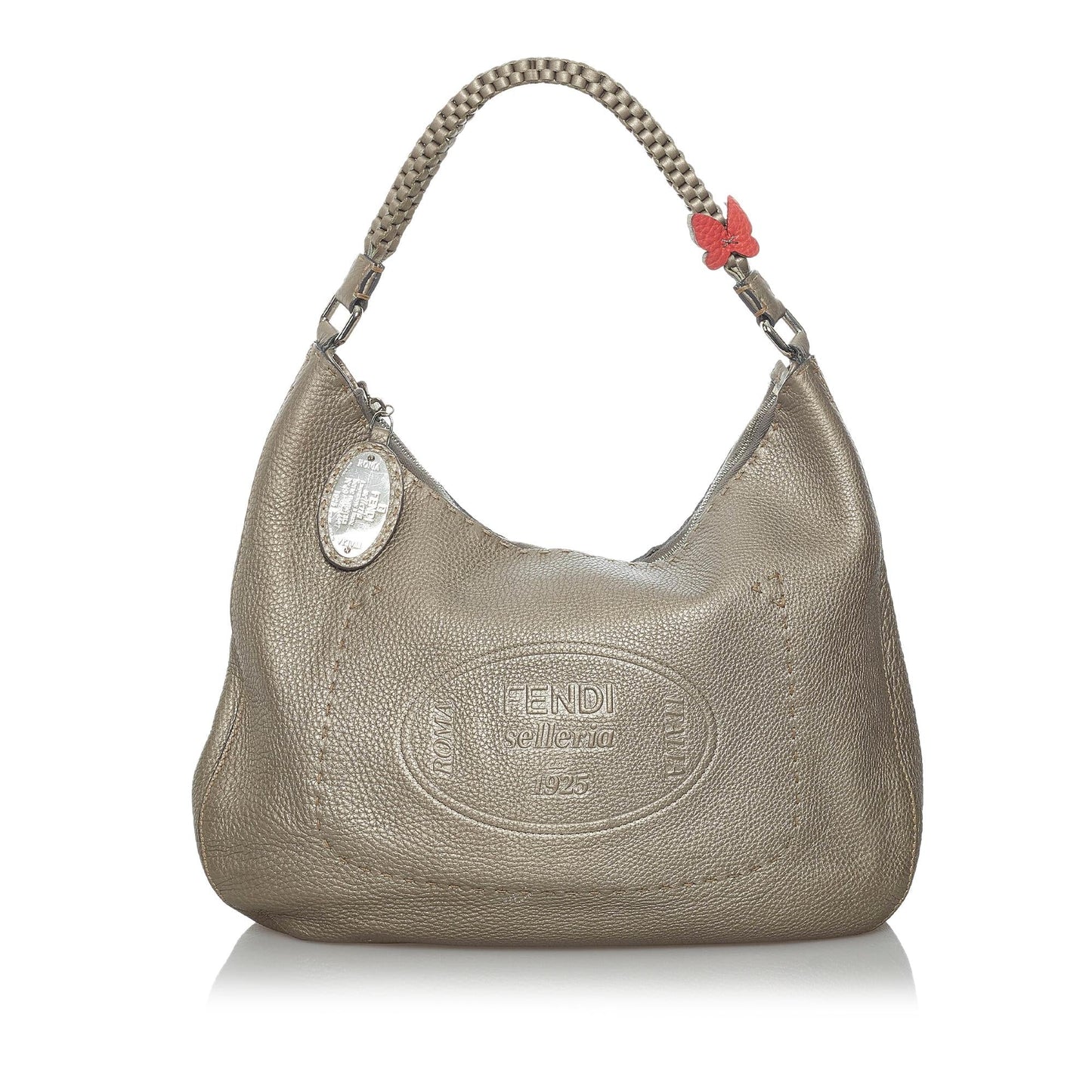 Luxury FendiSelleria Leather Hobo Bag (SHG-33738)
