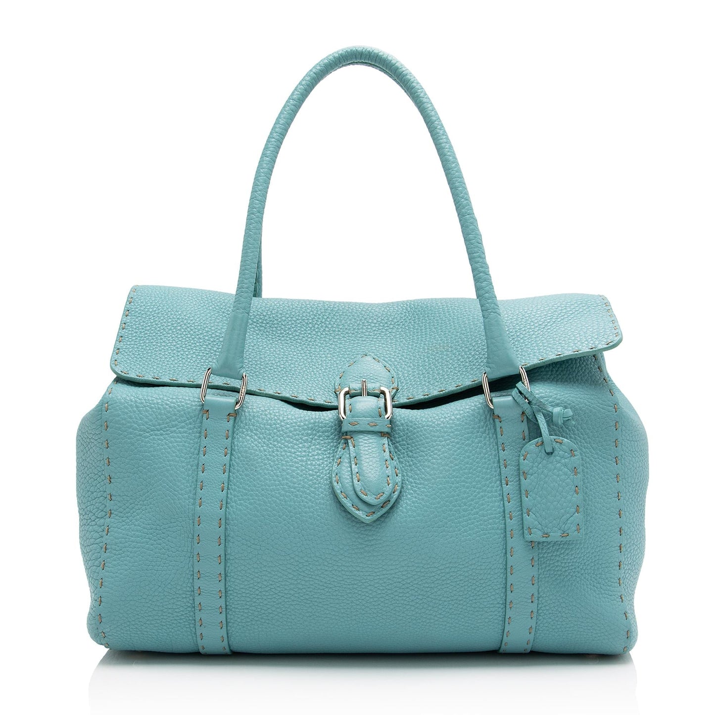 Luxury FendiLeather Selleria Linda Large Satchel (SHF-1fEOnp)
