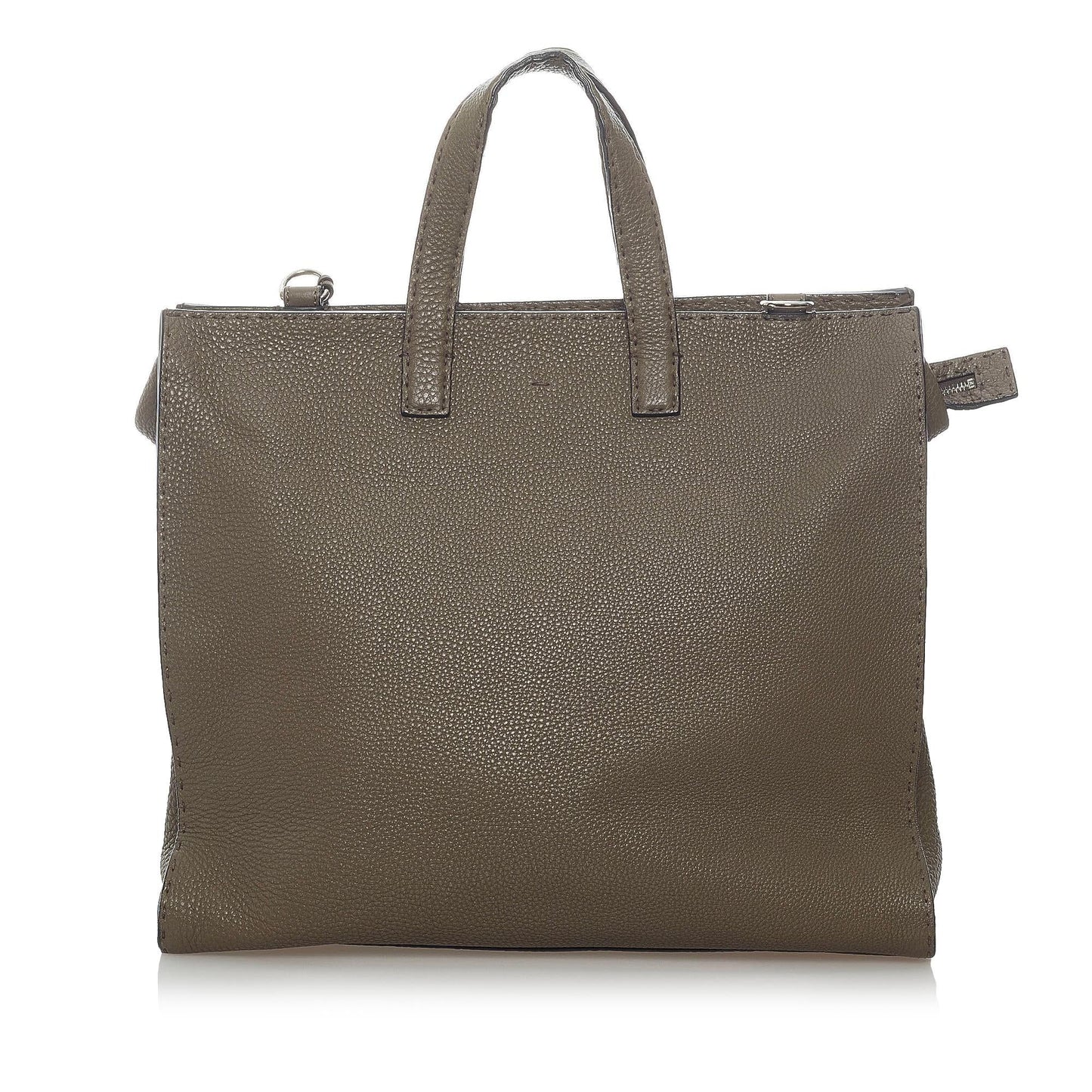 Luxury FendiSelleria Leather Satchel (SHG-33374)
