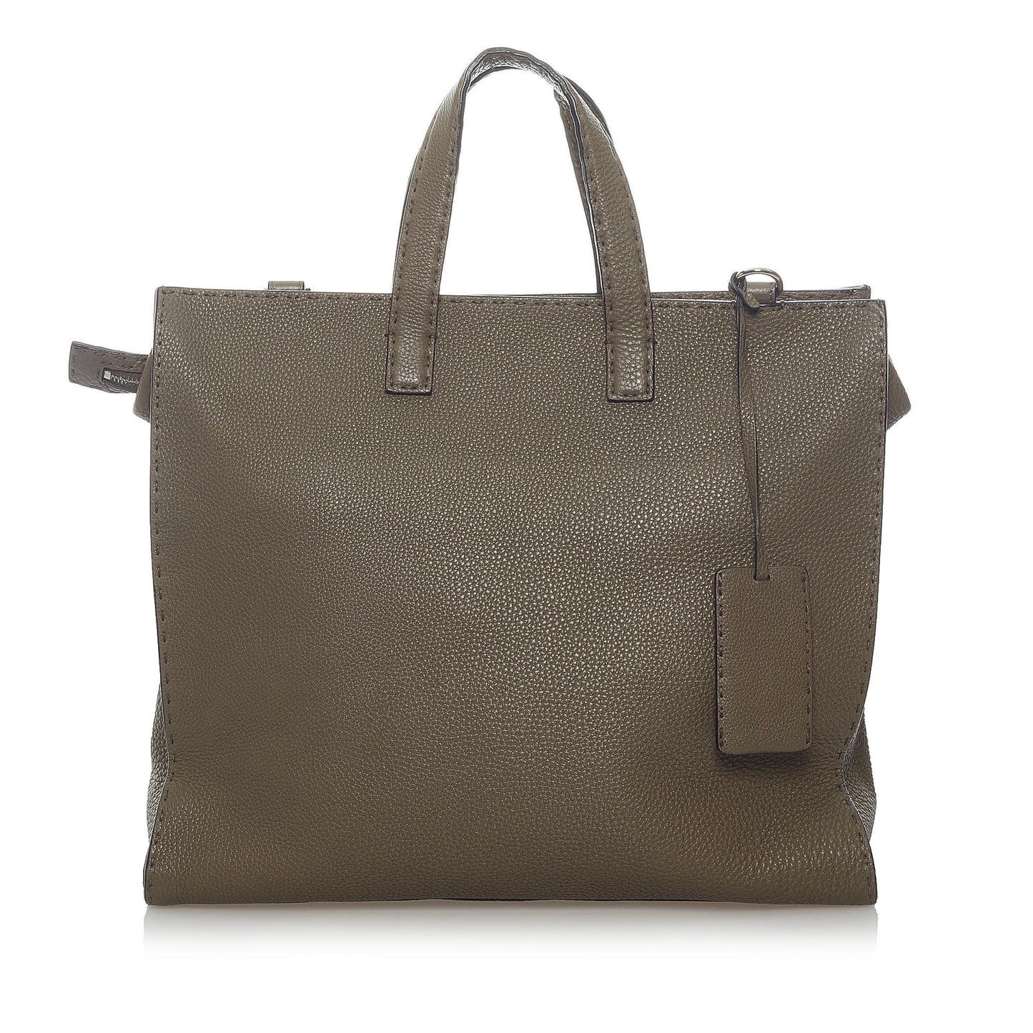Luxury FendiSelleria Leather Satchel (SHG-33374)