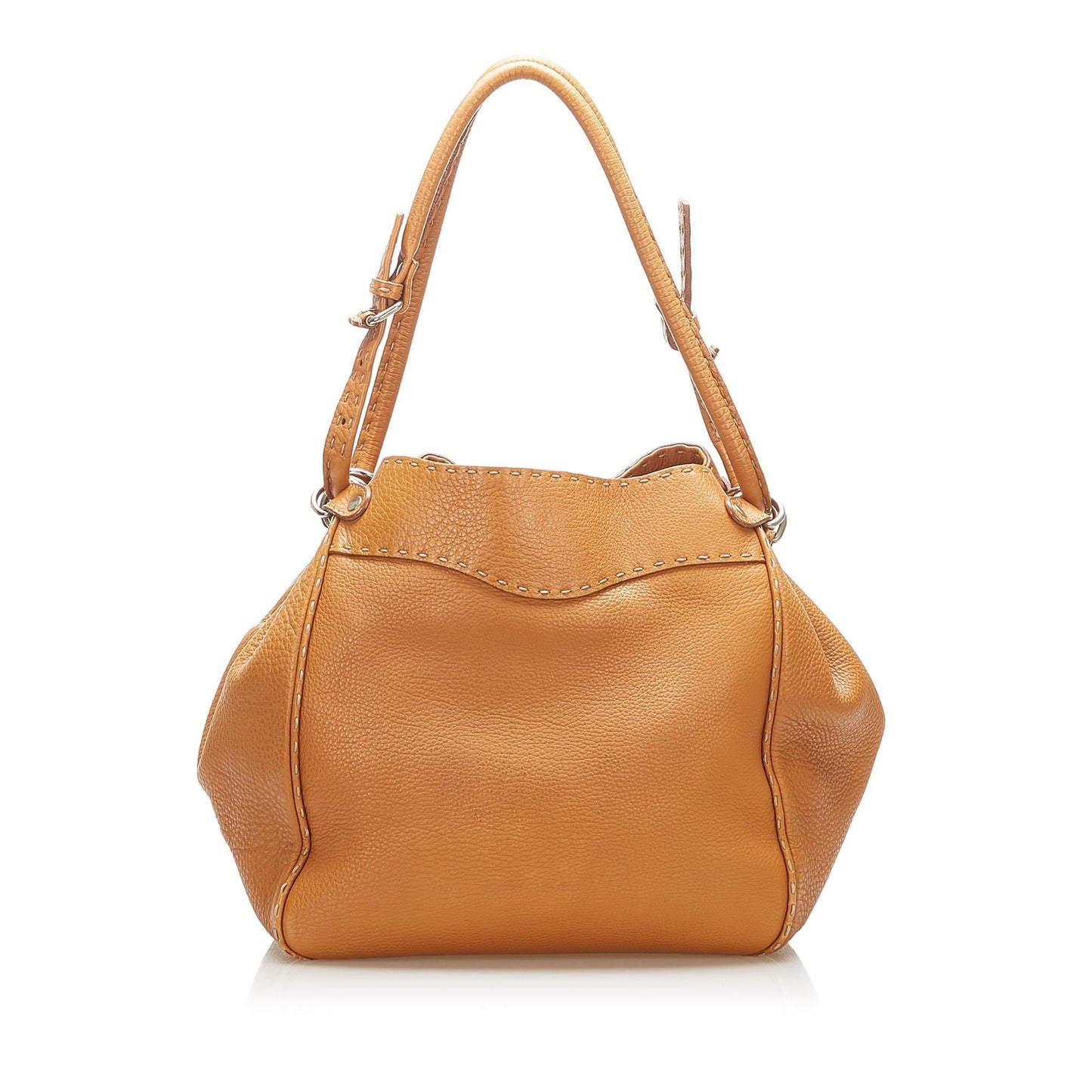 Luxury FendiSelleria Leather Shoulder Bag (SHG-22347)