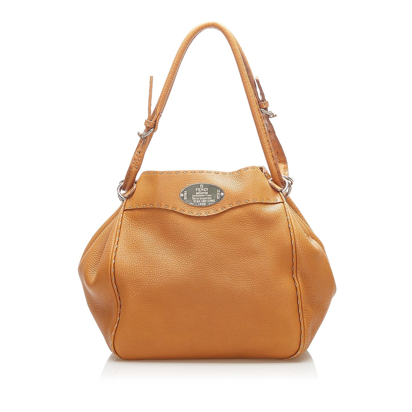 Luxury FendiSelleria Leather Shoulder Bag (SHG-22347)