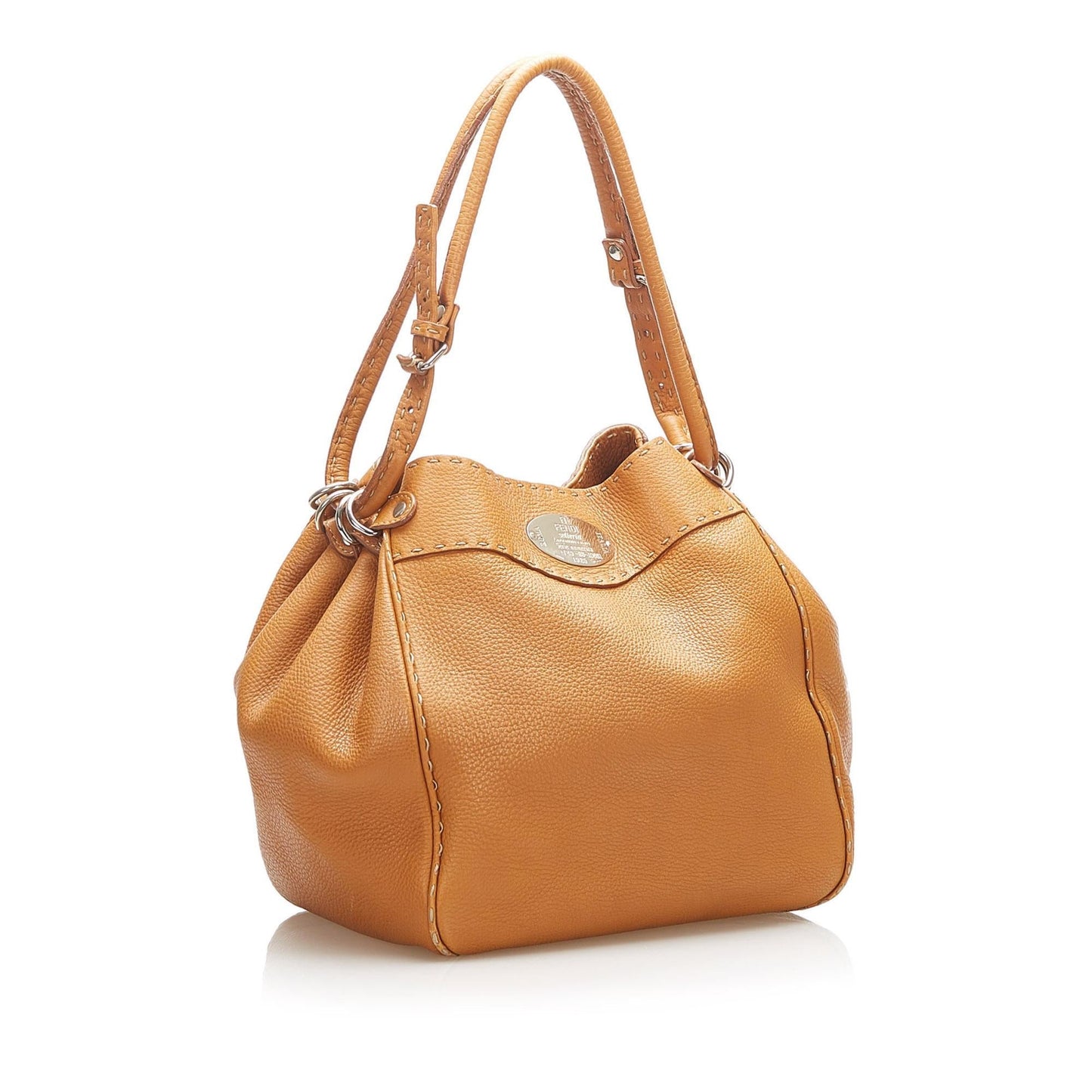 Luxury FendiSelleria Leather Shoulder Bag (SHG-22347)