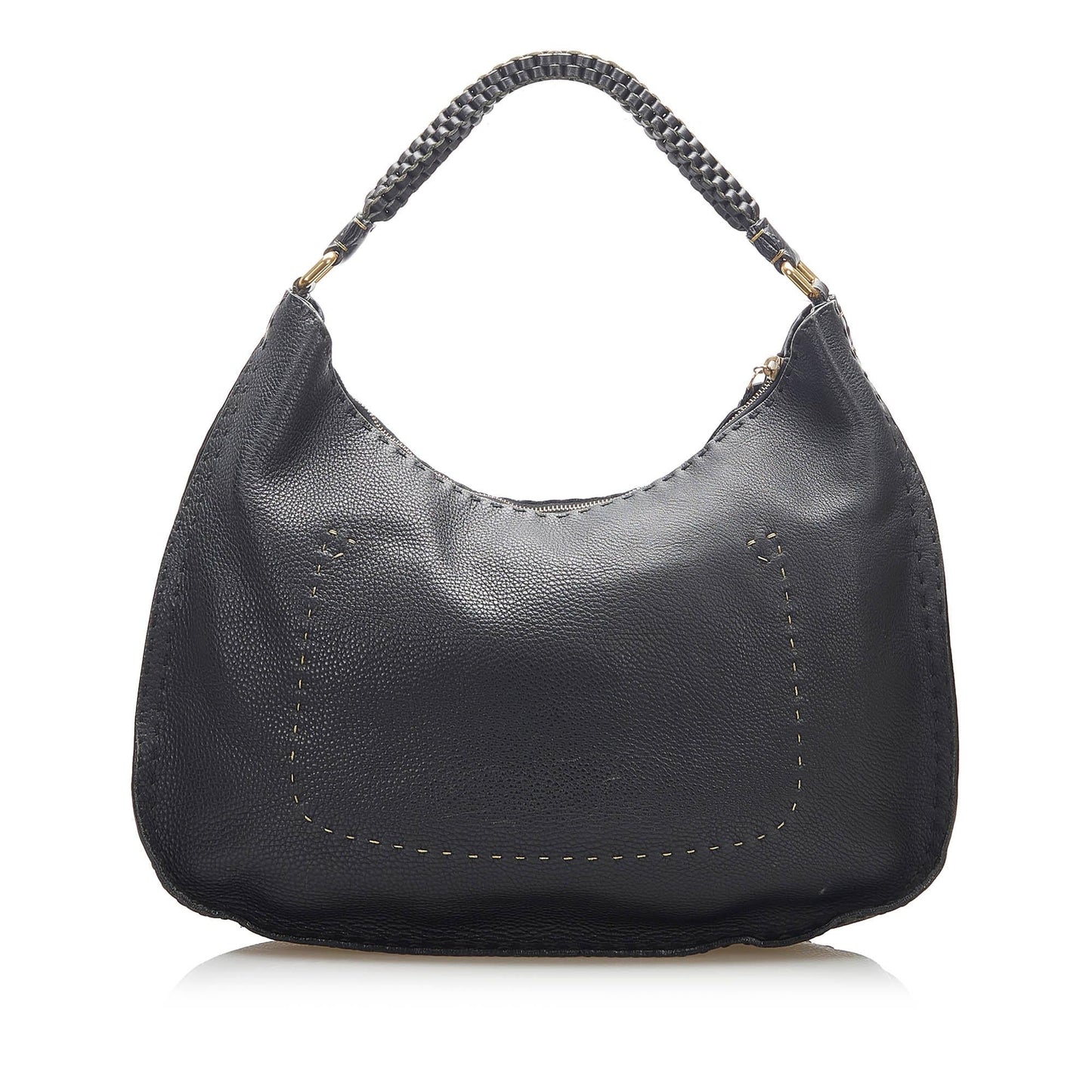 Luxury FendiSelleria Leather Shoulder Bag (SHG-22349)