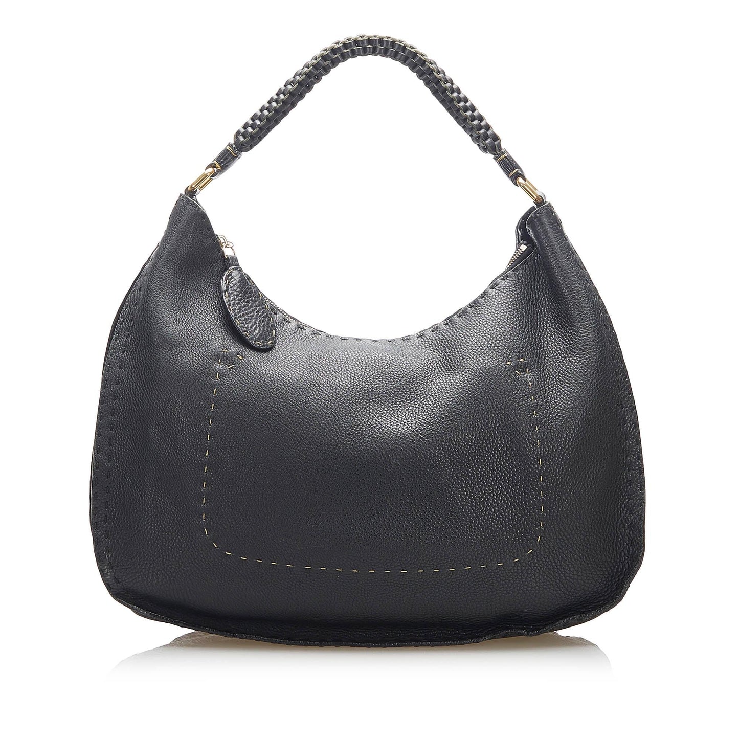 Luxury FendiSelleria Leather Shoulder Bag (SHG-22349)