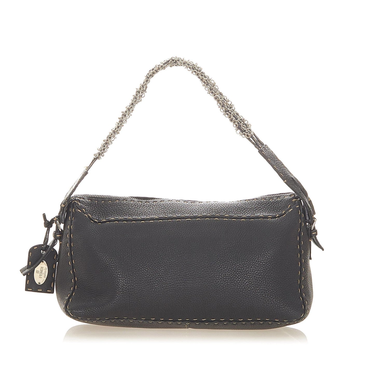 Luxury FendiSelleria Leather Shoulder Bag (SHG-22496)