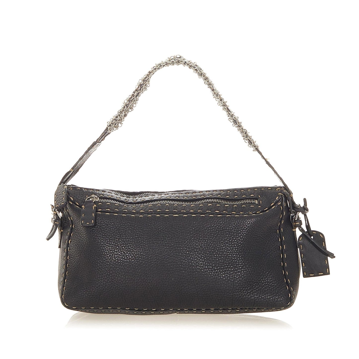 Luxury FendiSelleria Leather Shoulder Bag (SHG-22496)