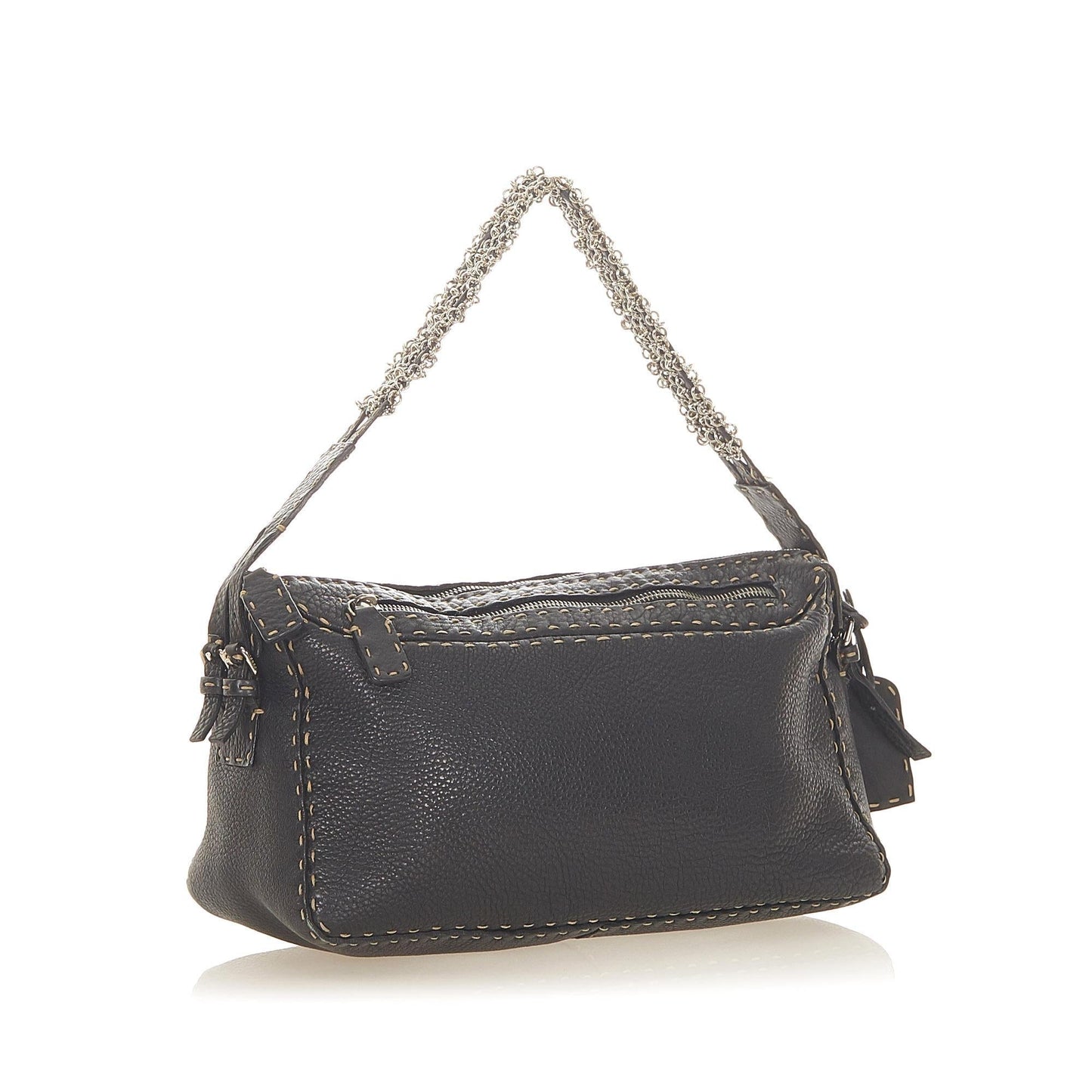 Luxury FendiSelleria Leather Shoulder Bag (SHG-22496)