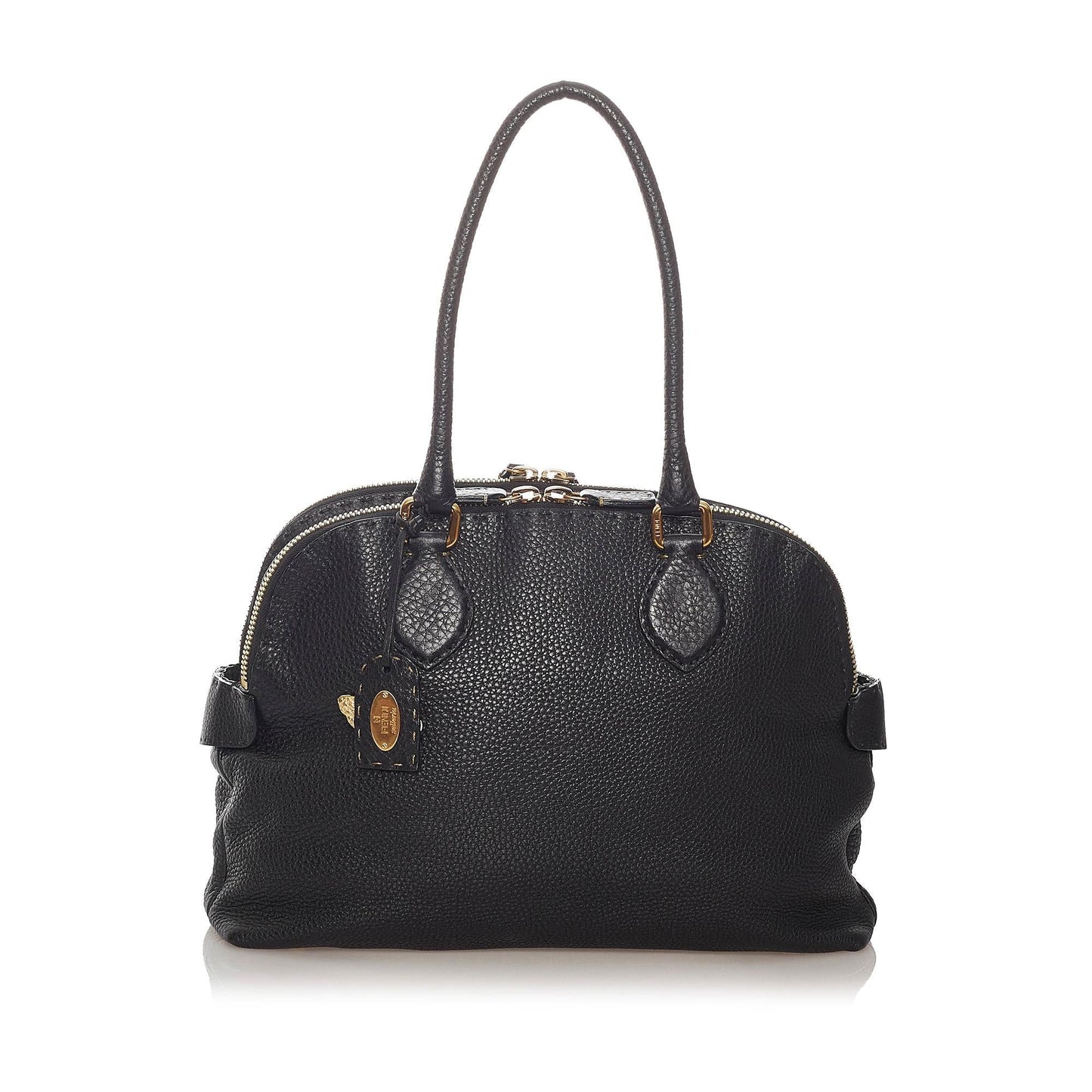 Luxury FendiSelleria Leather Shoulder Bag (SHG-27721)