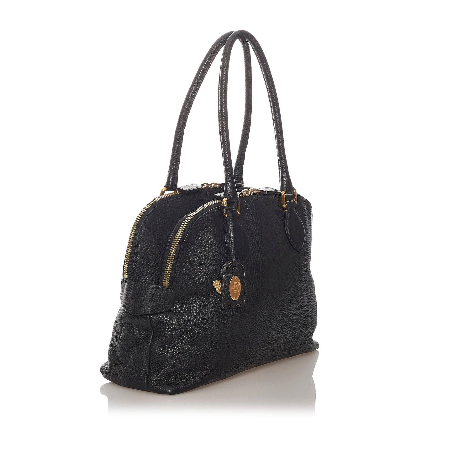 Luxury FendiSelleria Leather Shoulder Bag (SHG-27721)