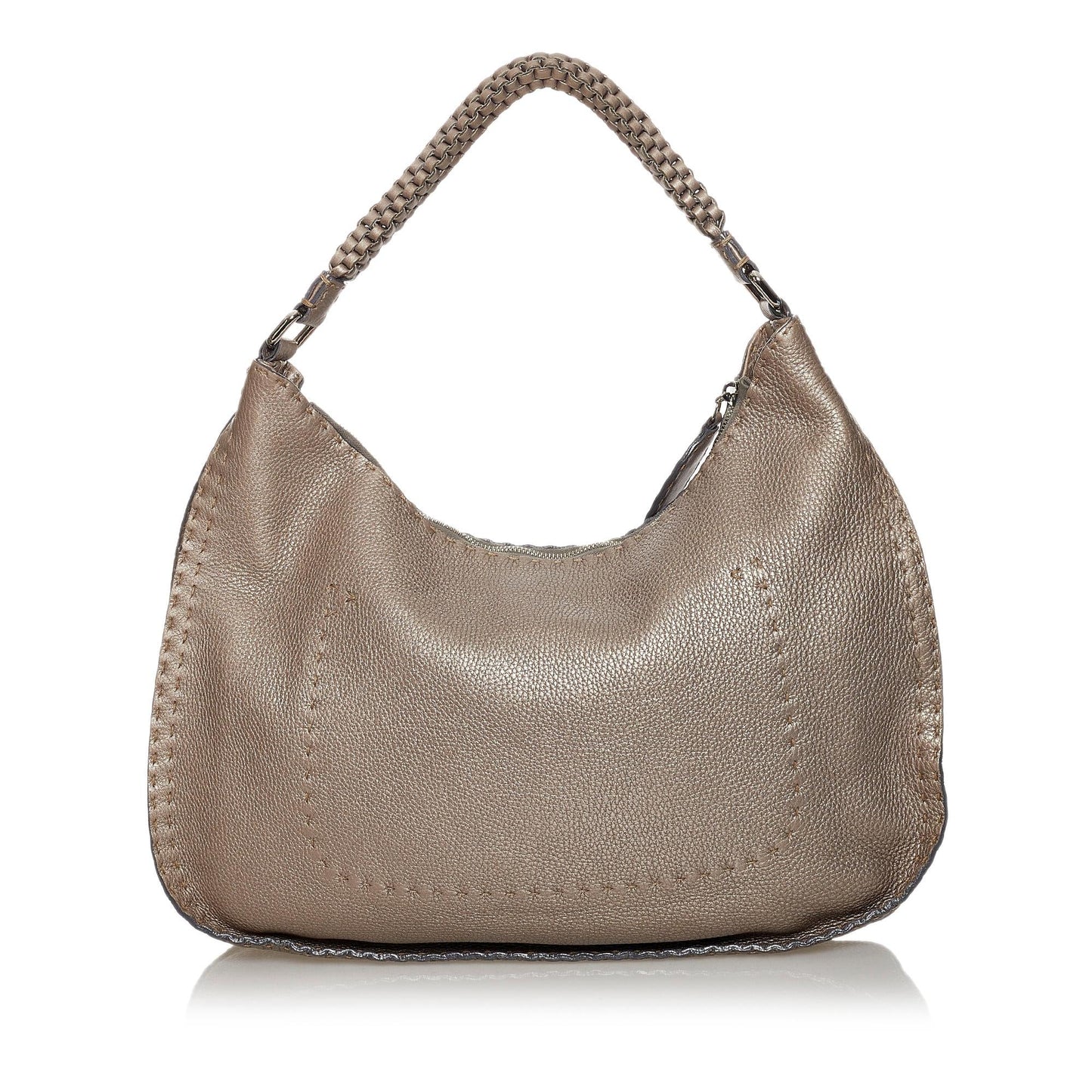 Luxury FendiSelleria Leather Shoulder Bag (SHG-31256)