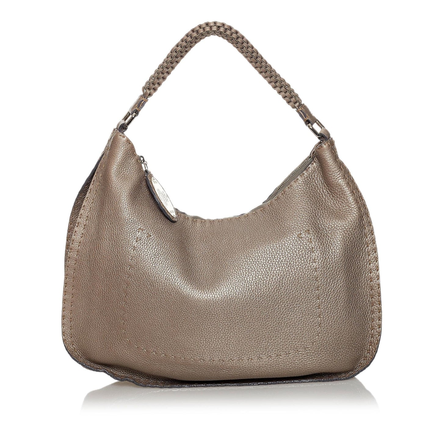 Luxury FendiSelleria Leather Shoulder Bag (SHG-31256)