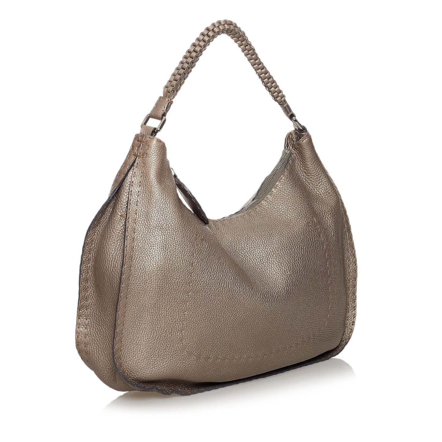 Luxury FendiSelleria Leather Shoulder Bag (SHG-31256)