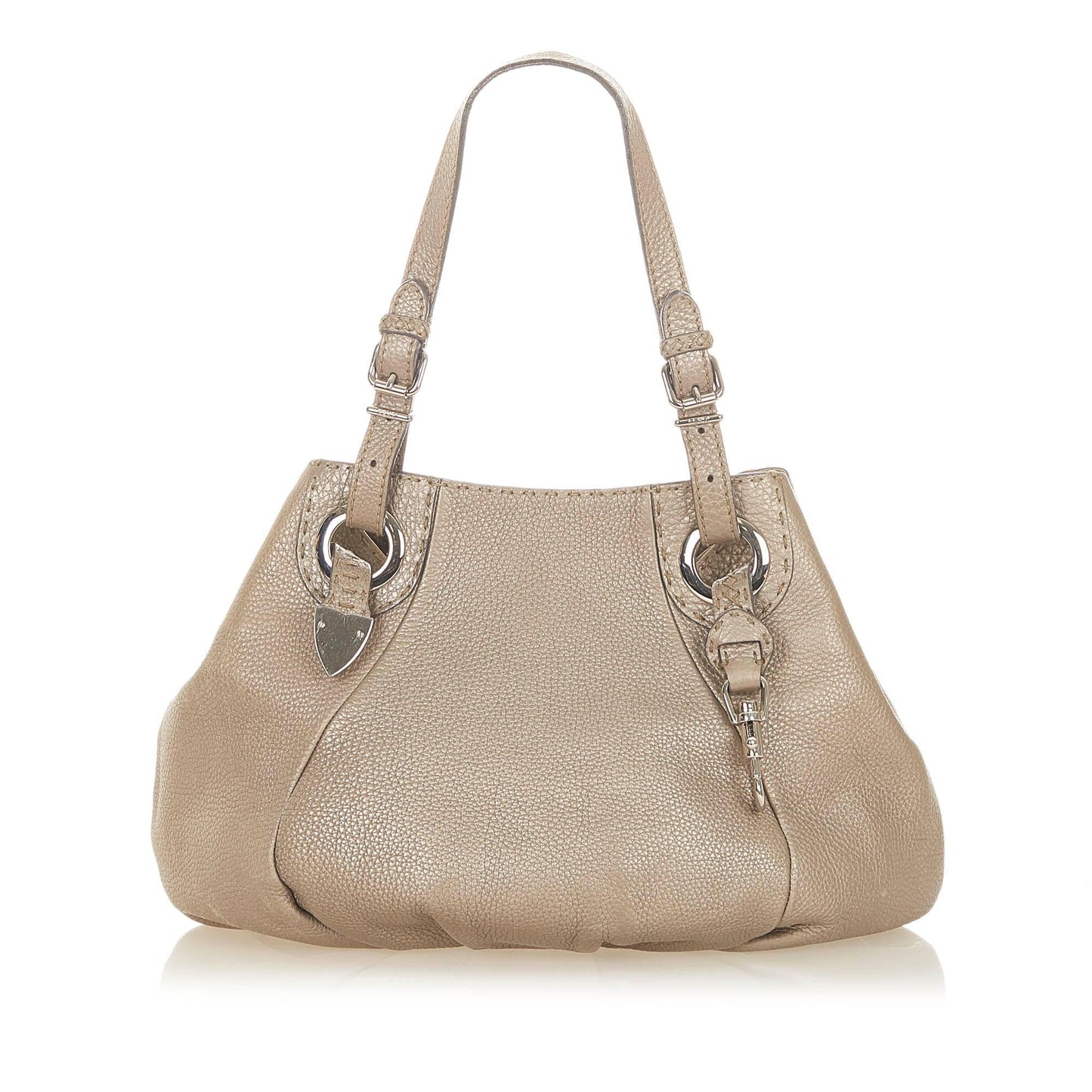 Luxury FendiSelleria Leather Shoulder Bag (SHG-31688)