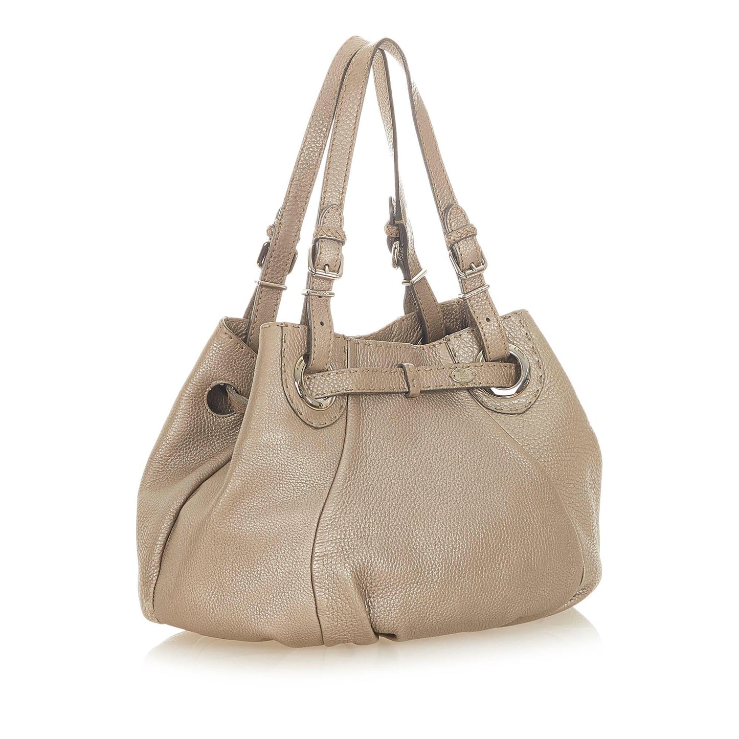 Luxury FendiSelleria Leather Shoulder Bag (SHG-31688)
