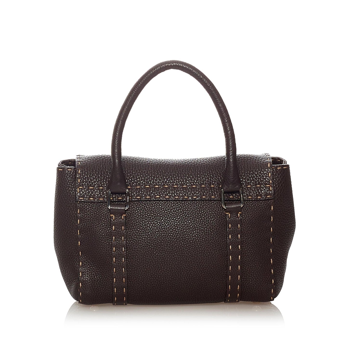Luxury FendiSelleria Linda Leather Handbag (SHG-27466)