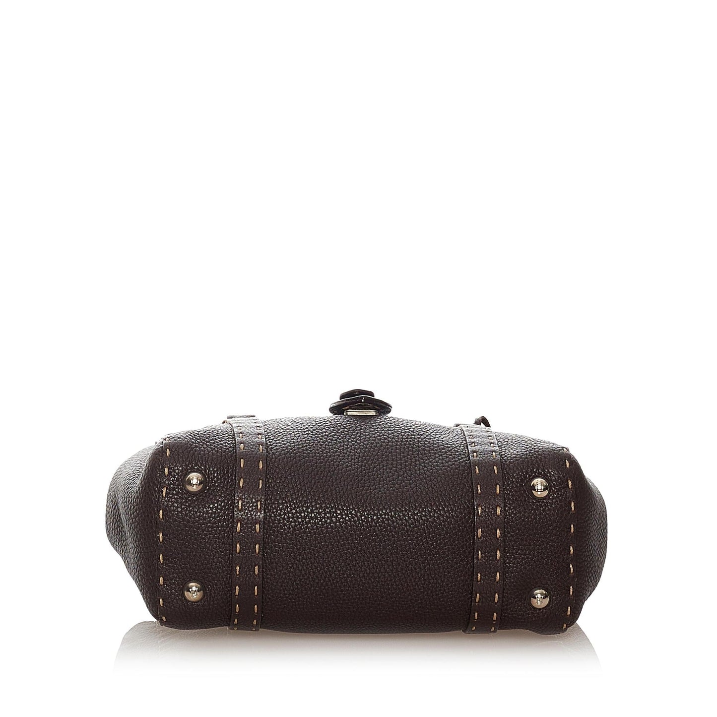 Luxury FendiSelleria Linda Leather Handbag (SHG-27466)