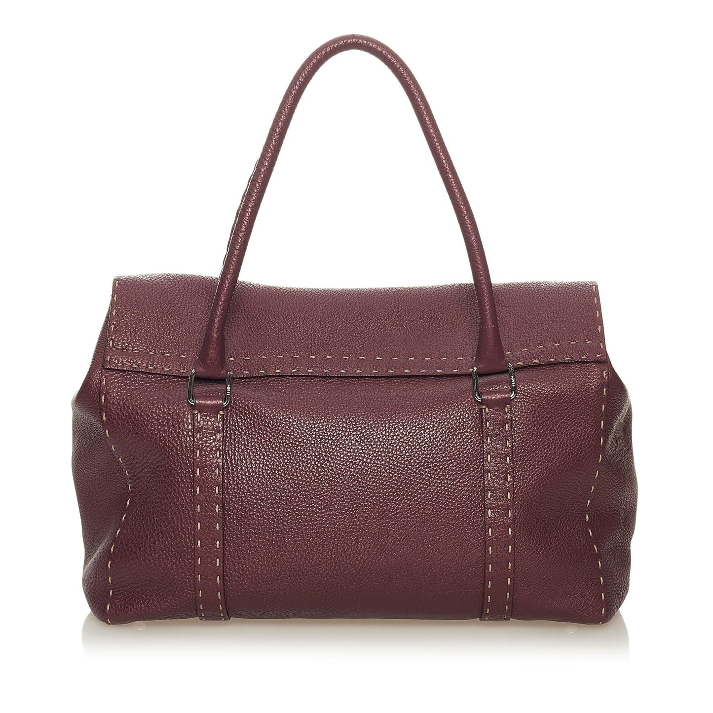 Luxury FendiSelleria Linda Leather Handbag (SHG-27779)