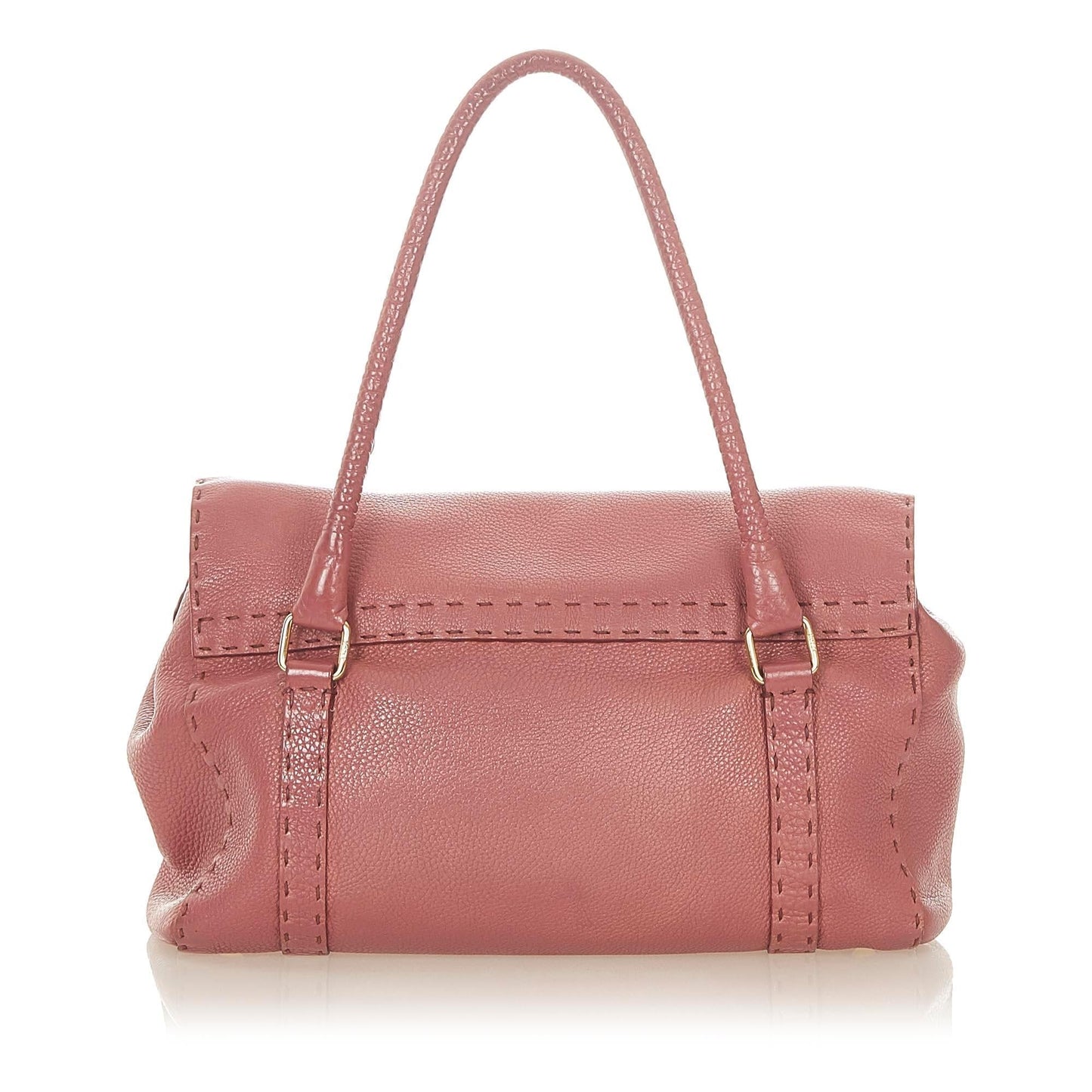 Luxury FendiSelleria Linda Leather Handbag (SHG-31685)