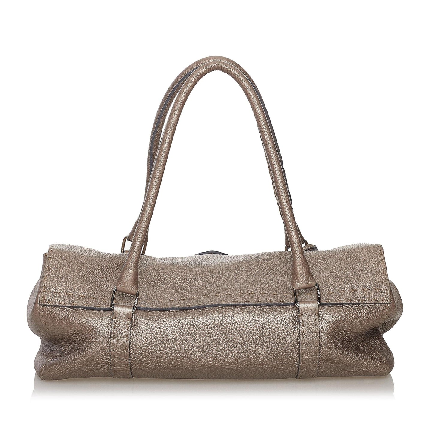 Luxury FendiSelleria Linda Leather Handbag (SHG-33666)