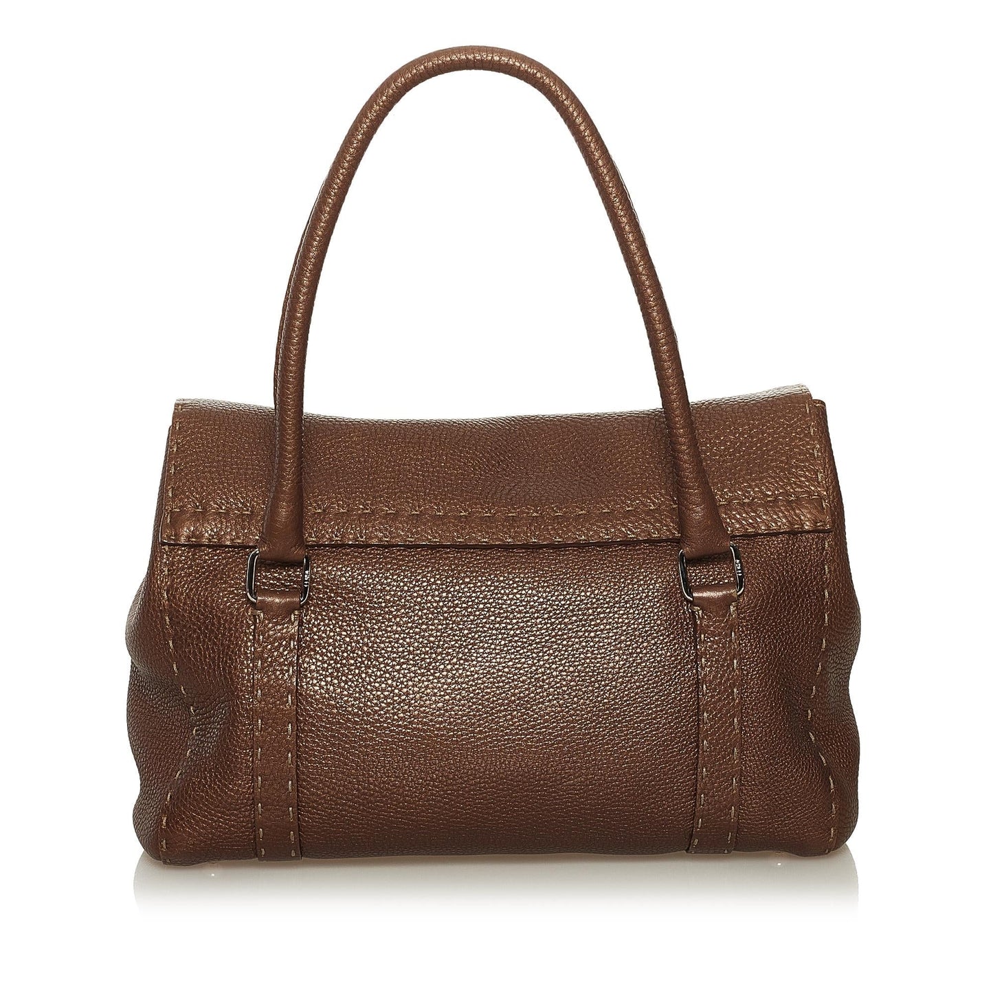 Luxury FendiSelleria Linda Leather Handbag (SHG-34866)