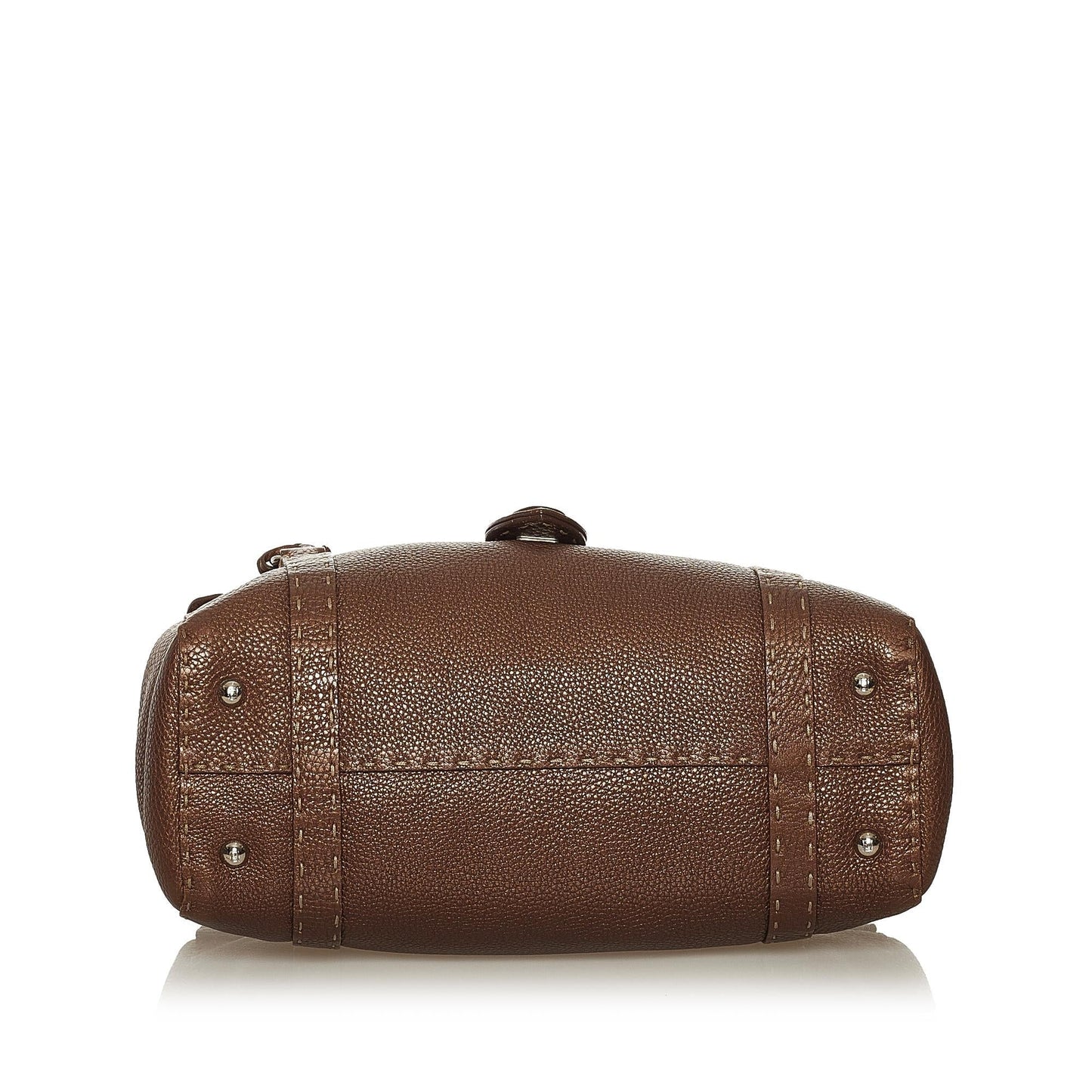Luxury FendiSelleria Linda Leather Handbag (SHG-34866)