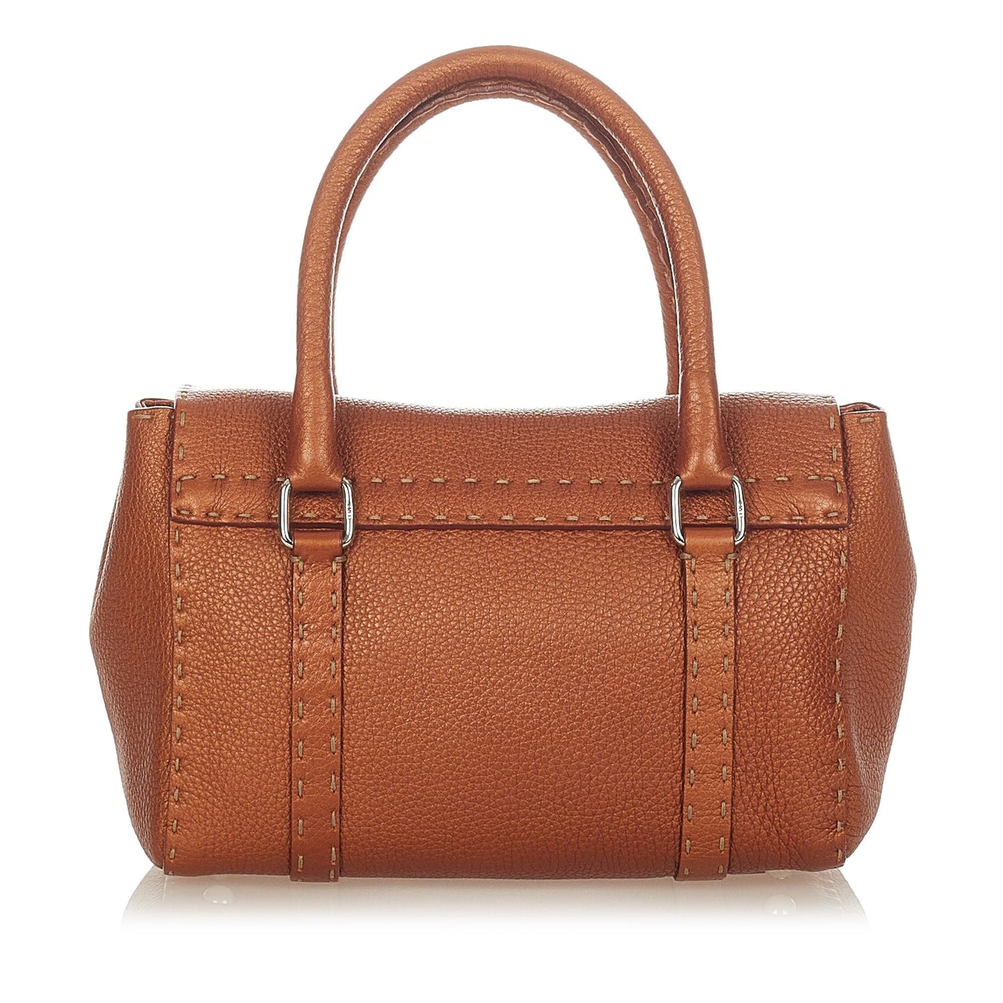 Luxury FendiSelleria Linda Leather Handbag (SHG-37199)