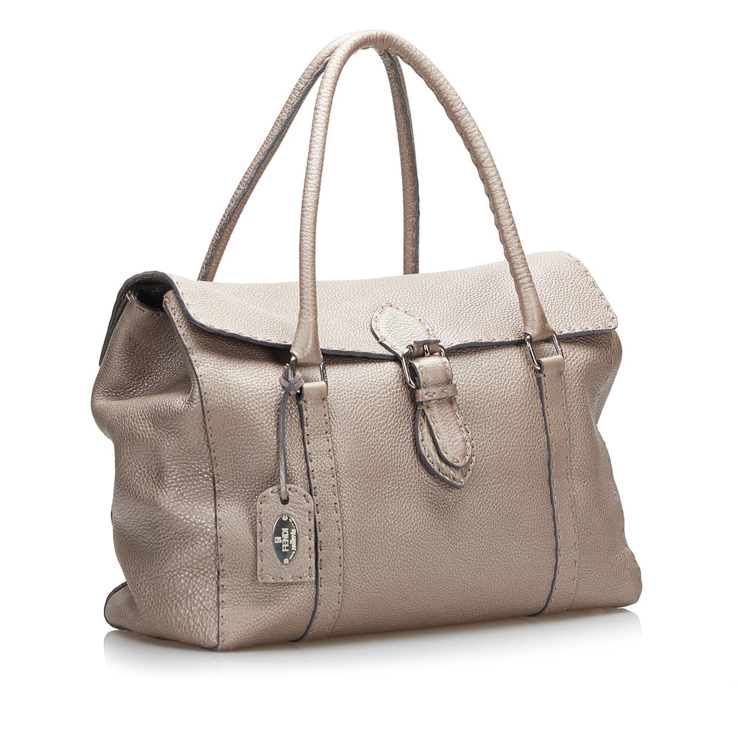 Luxury FendiSelleria Linda Leather Handbag (SHG-uYGmwL)