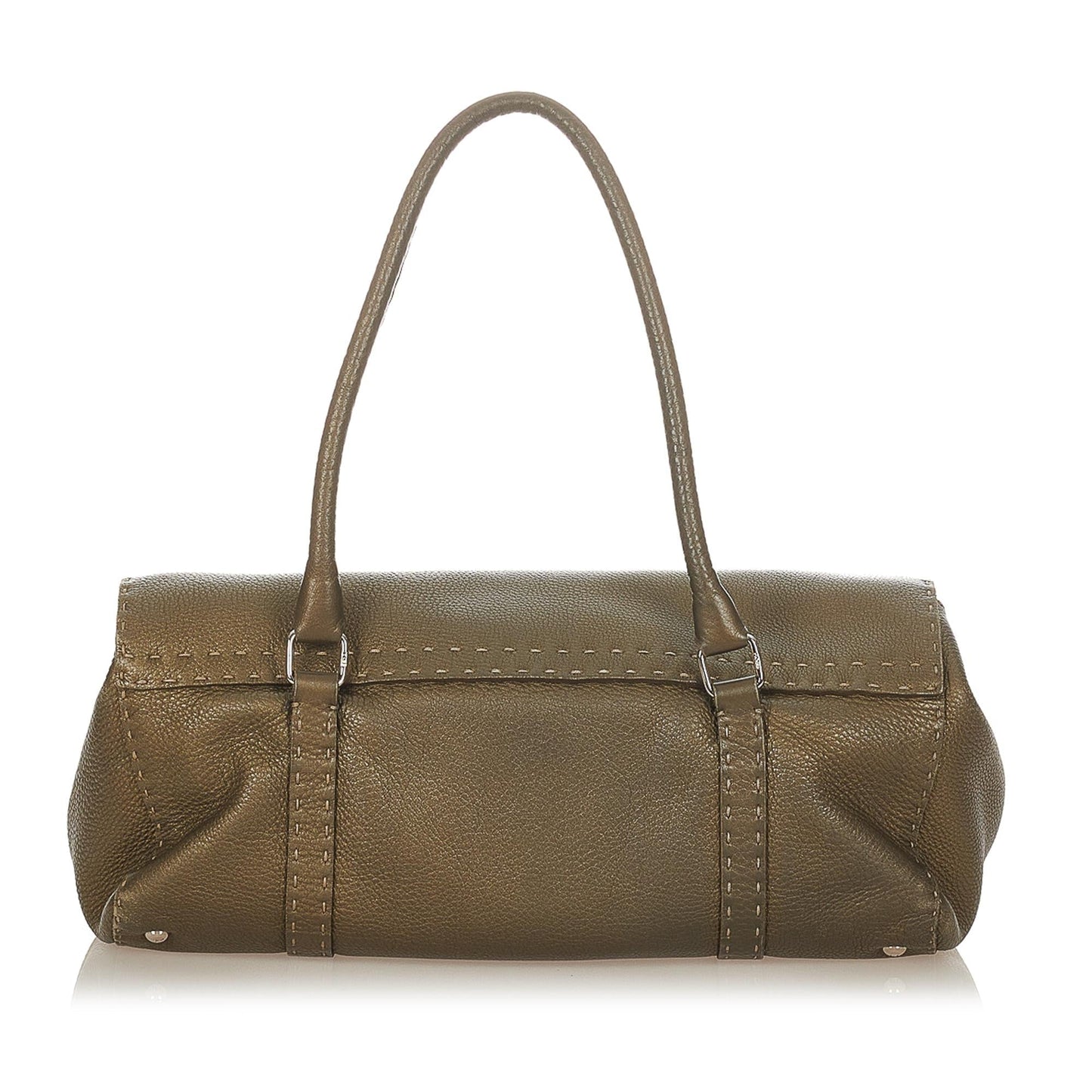 Luxury FendiSelleria Linda Leather Shoulder Bag (SHG-23943)