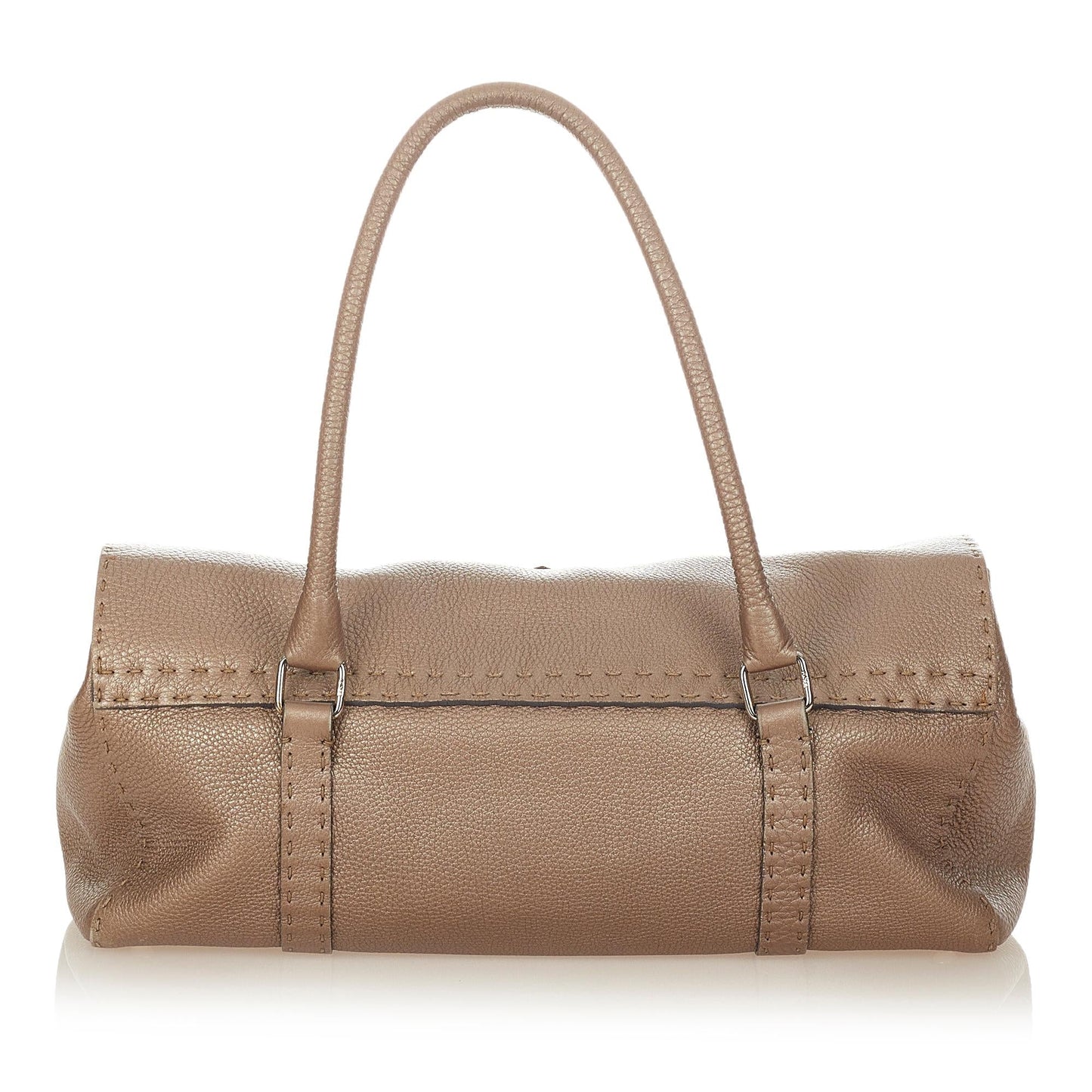 Luxury FendiSelleria Linda Leather Shoulder Bag (SHG-26507)