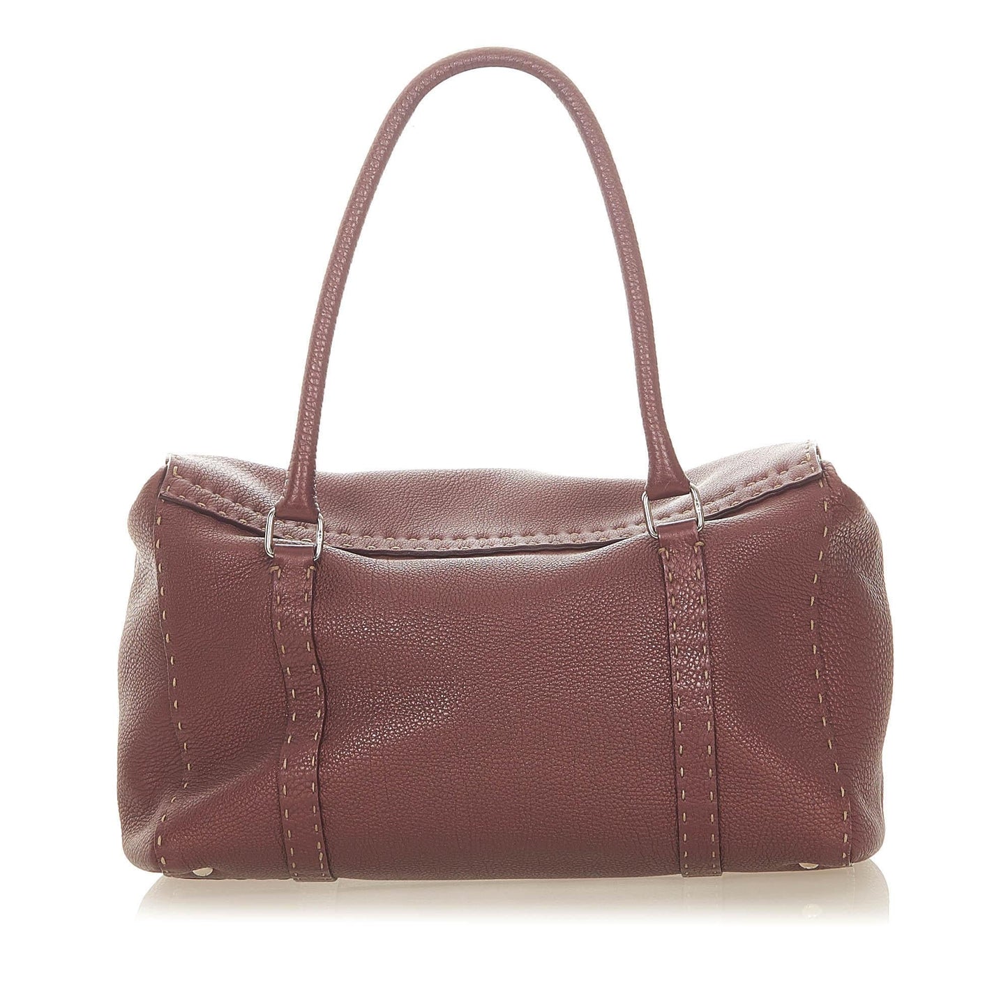 Luxury FendiSelleria Linda Leather Shoulder Bag (SHG-31687)