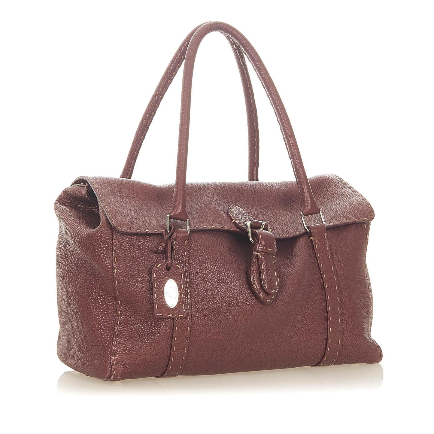 Luxury FendiSelleria Linda Leather Shoulder Bag (SHG-31687)