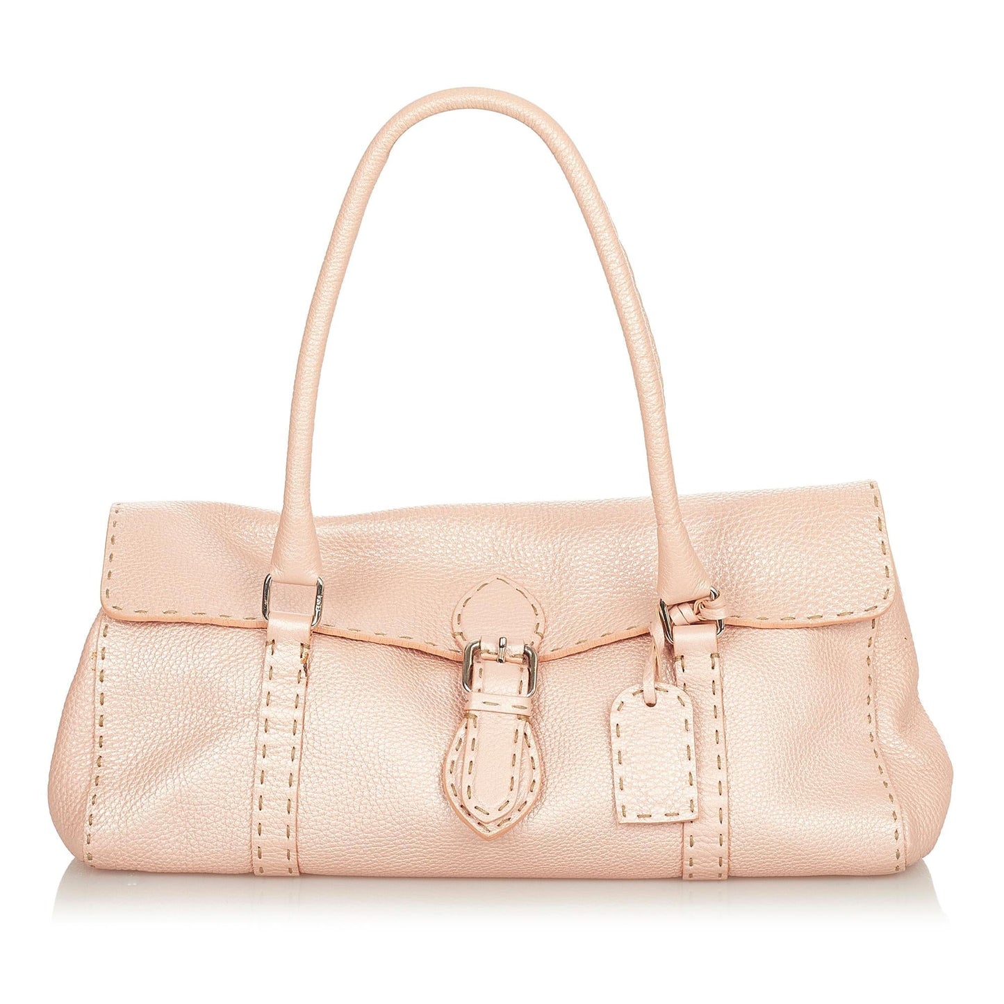 Luxury FendiSelleria Linda Leather Shoulder Bag (SHG-31863)