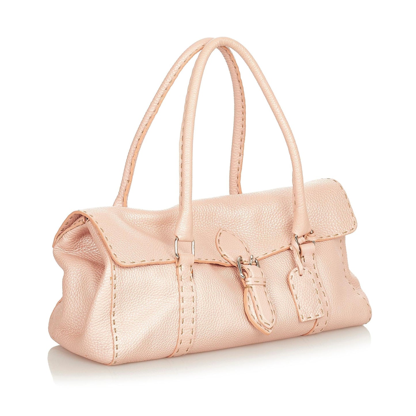 Luxury FendiSelleria Linda Leather Shoulder Bag (SHG-31863)