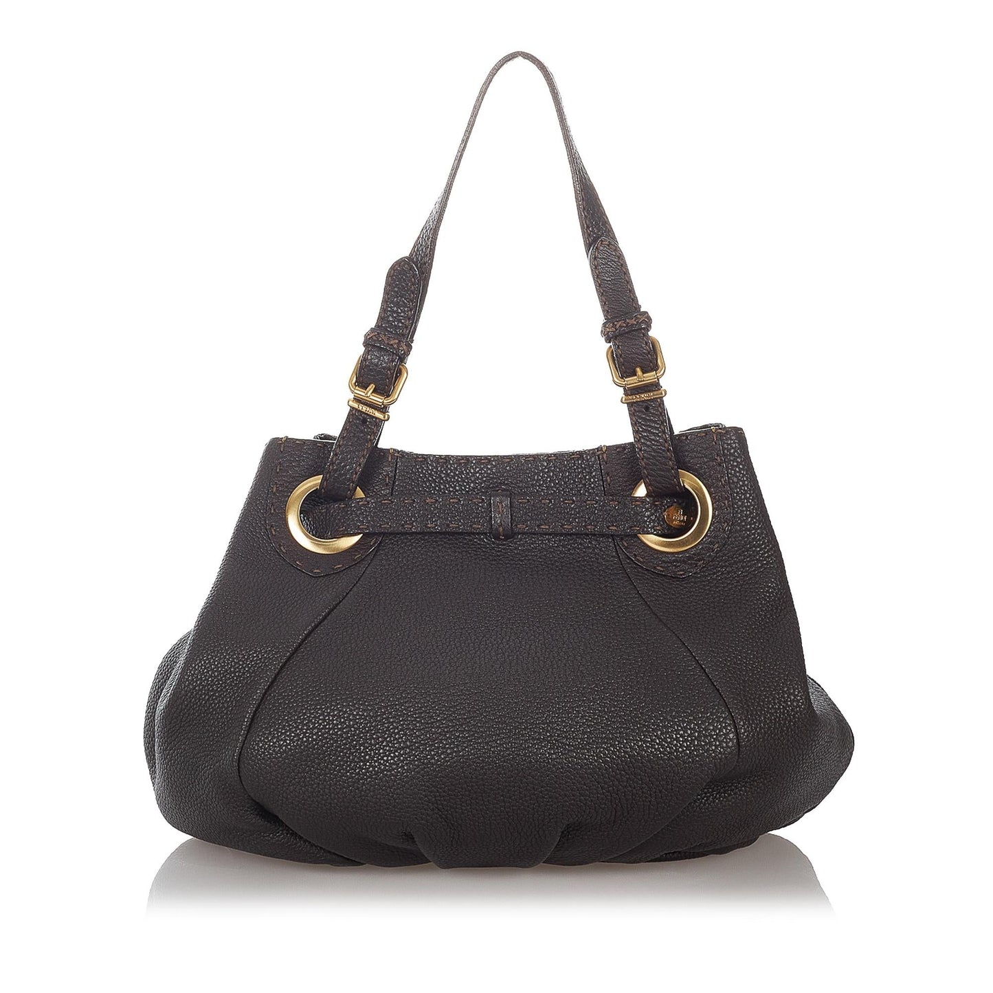 Luxury FendiSelleria Pomodorino Leather Tote Bag (SHG-27133)