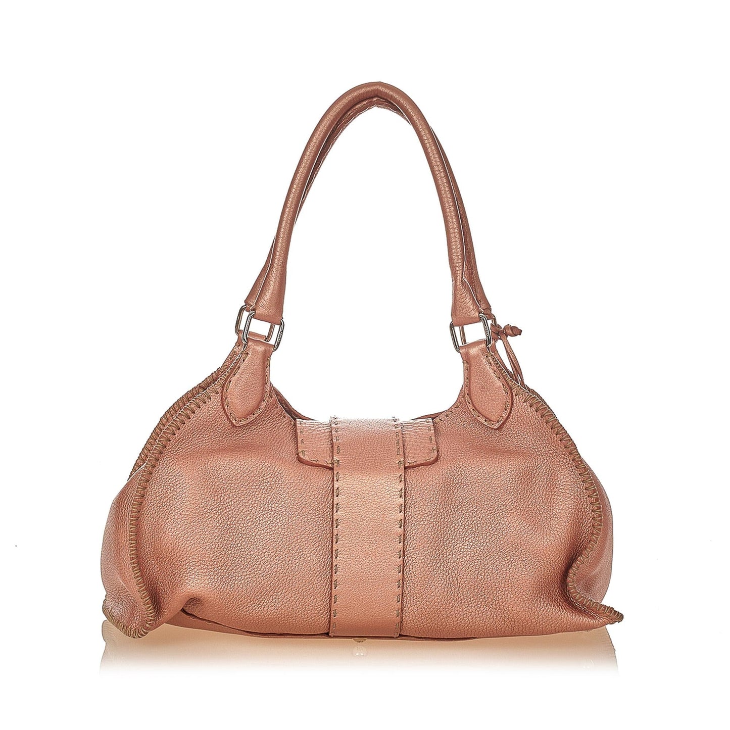 Luxury FendiSelleria Sporty Leather Shoulder Bag (SHG-31796)