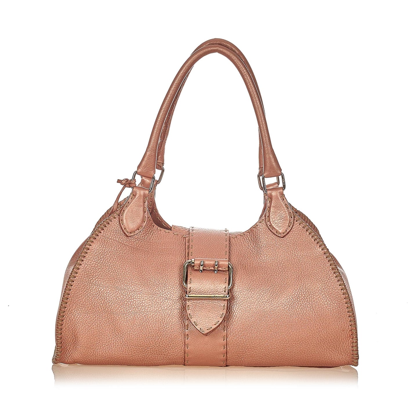 Luxury FendiSelleria Sporty Leather Shoulder Bag (SHG-31796)