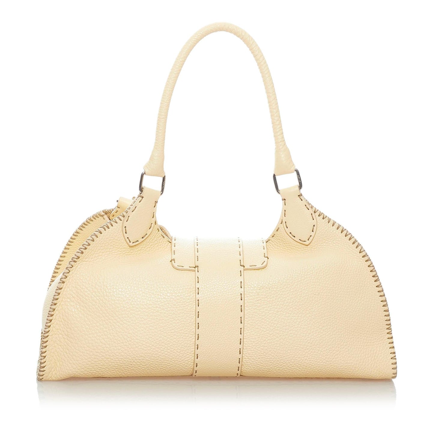 Luxury FendiSelleria Sporty Leather Shoulder Bag (SHG-33592)