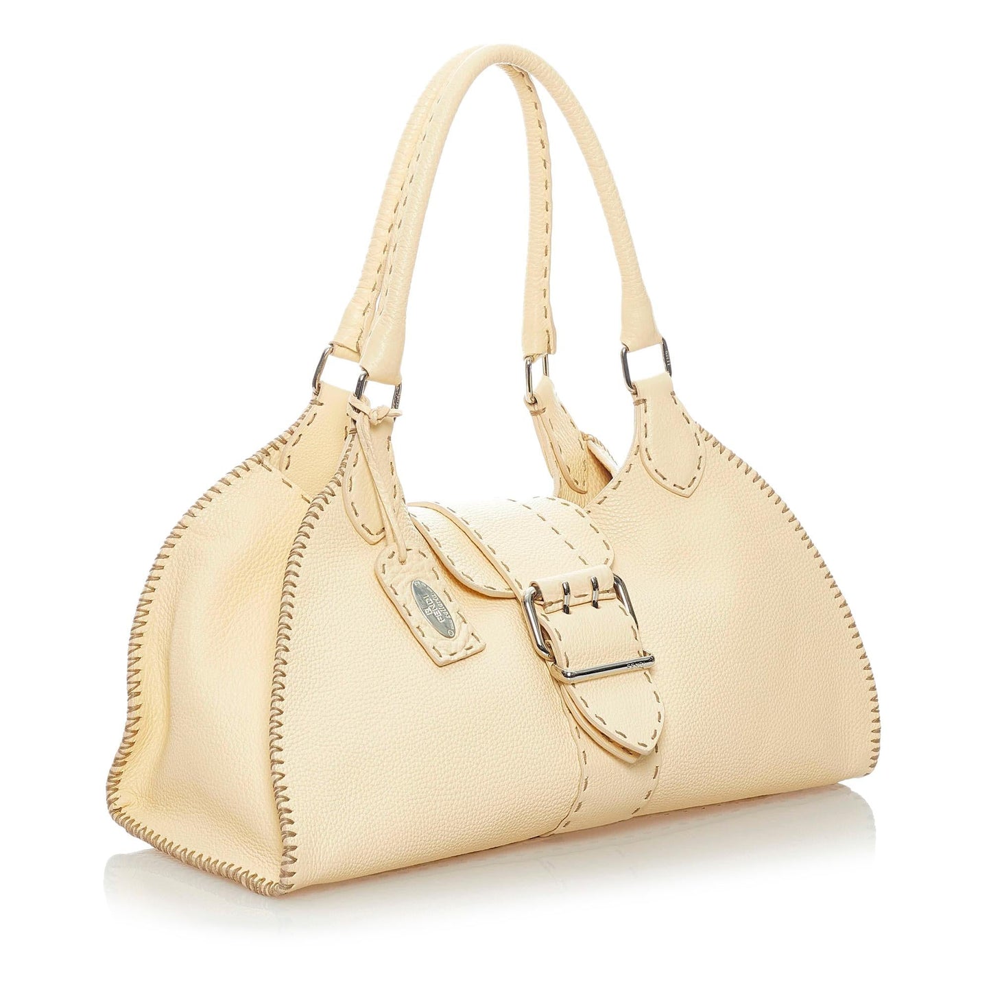 Luxury FendiSelleria Sporty Leather Shoulder Bag (SHG-33592)
