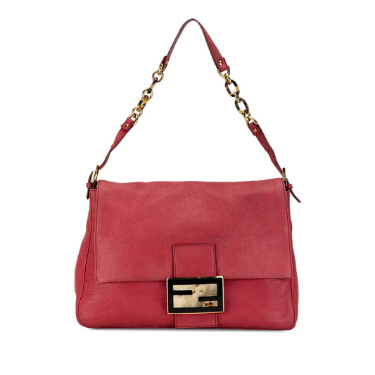 Luxury FendiShimmer Leather Mamma Forever Shoulder Bag (SHG-BIXvt5)