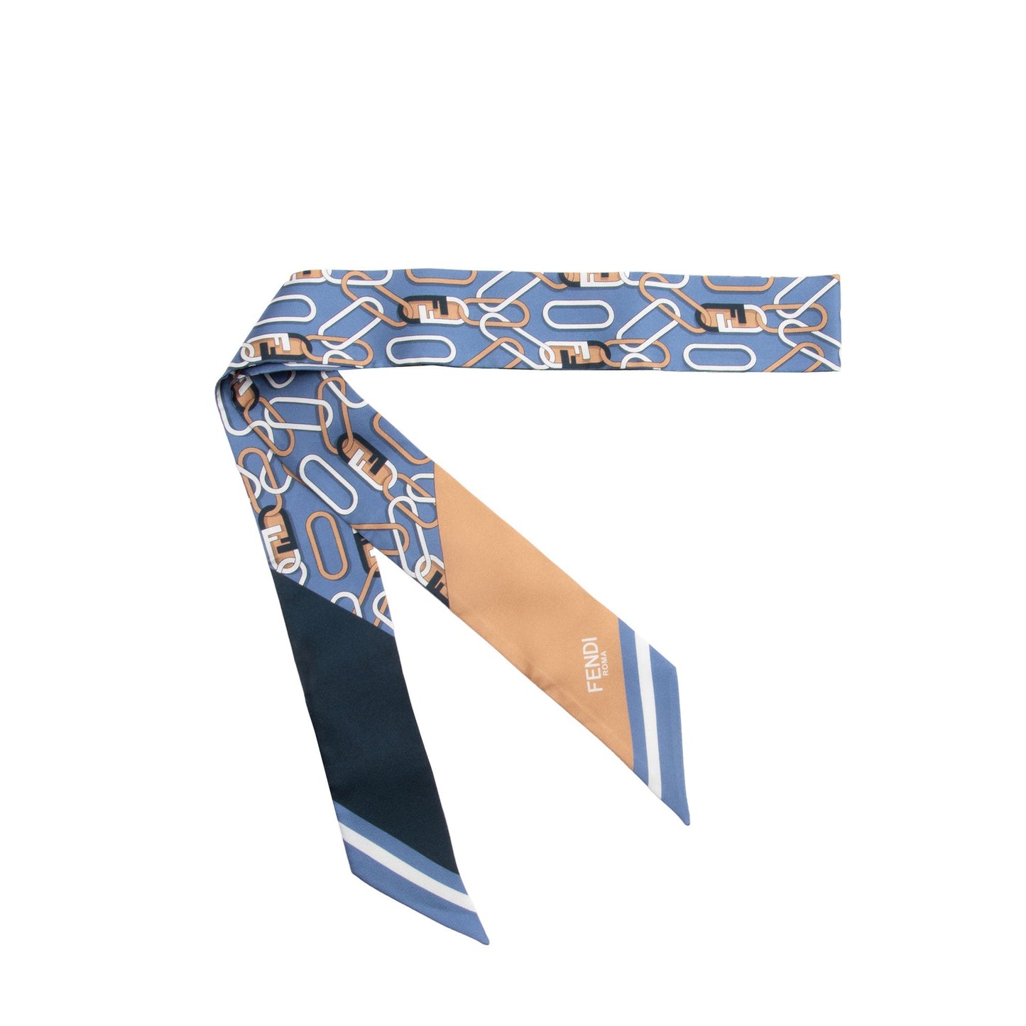 Luxury FendiSilk Bandeau Wrappy Scarf (SHF-9dX660)