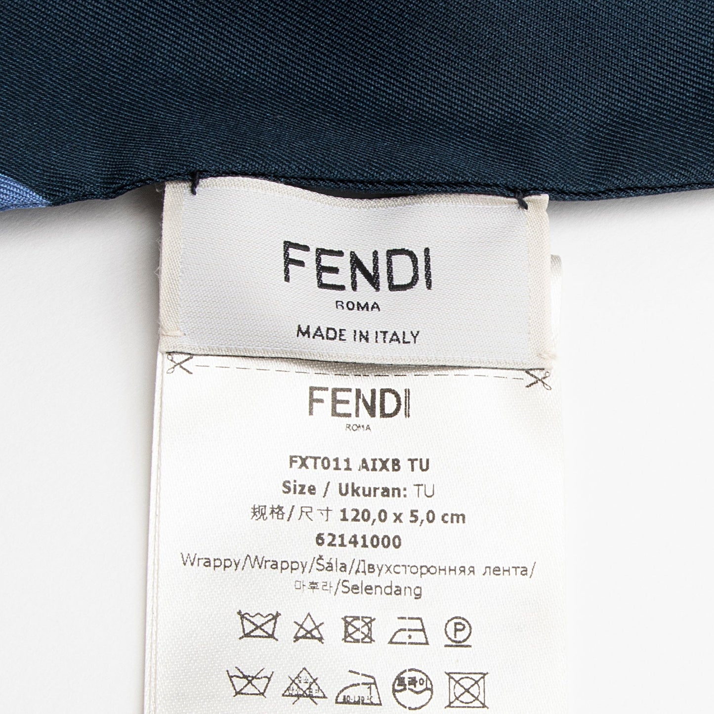 Luxury FendiSilk Bandeau Wrappy Scarf (SHF-9dX660)