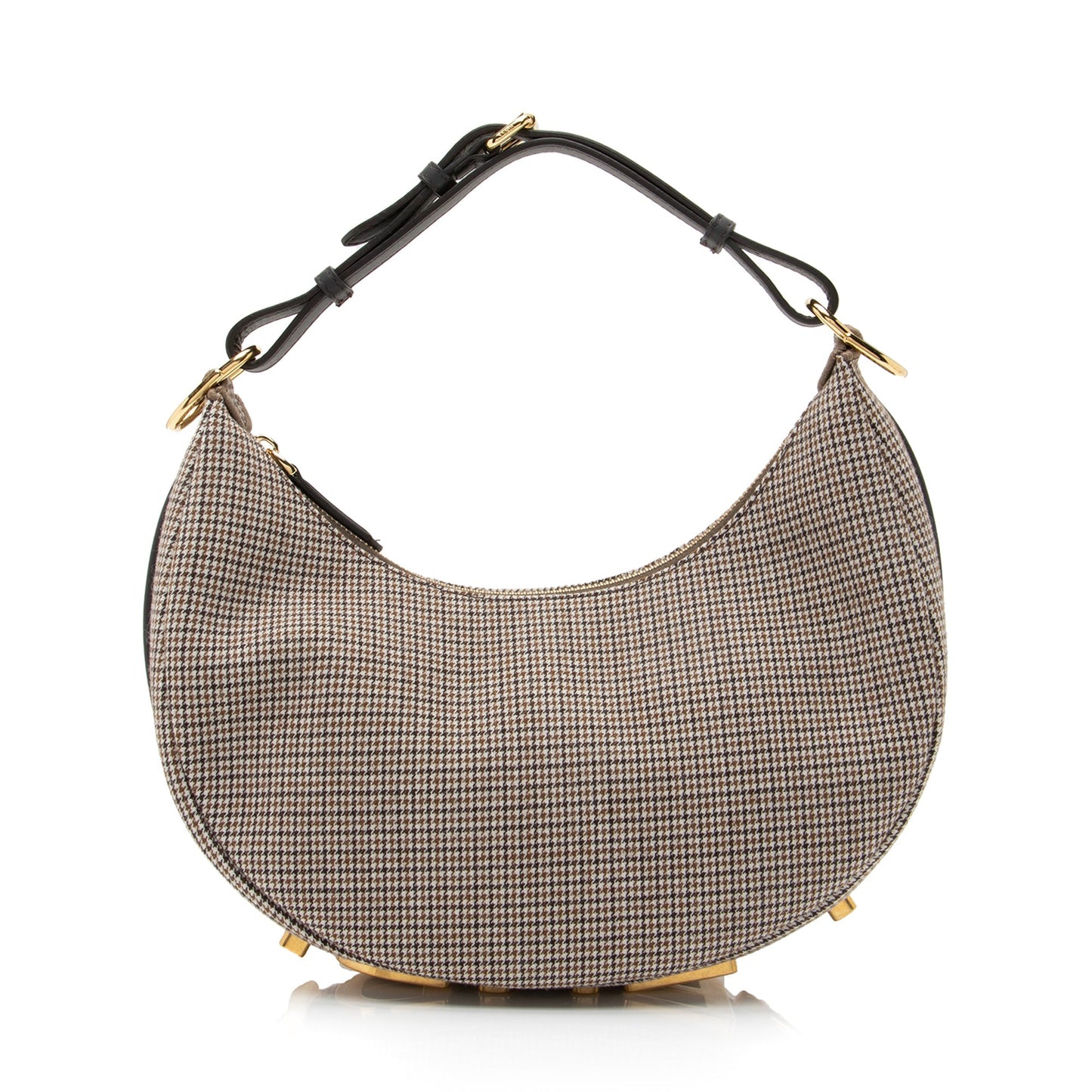 Luxury FendiFabric Small Fendigraphy Charm Hobo (SHF-23488)