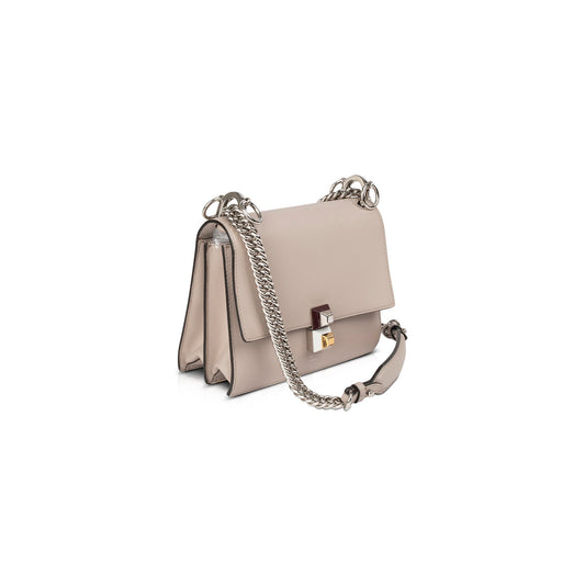 Fendi Small Kan I Leather Chain Shoulder Bag