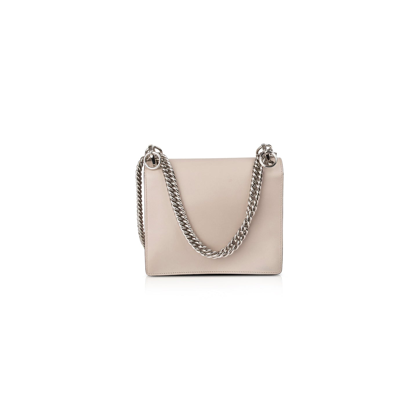 Fendi Small Kan I Leather Chain Shoulder Bag