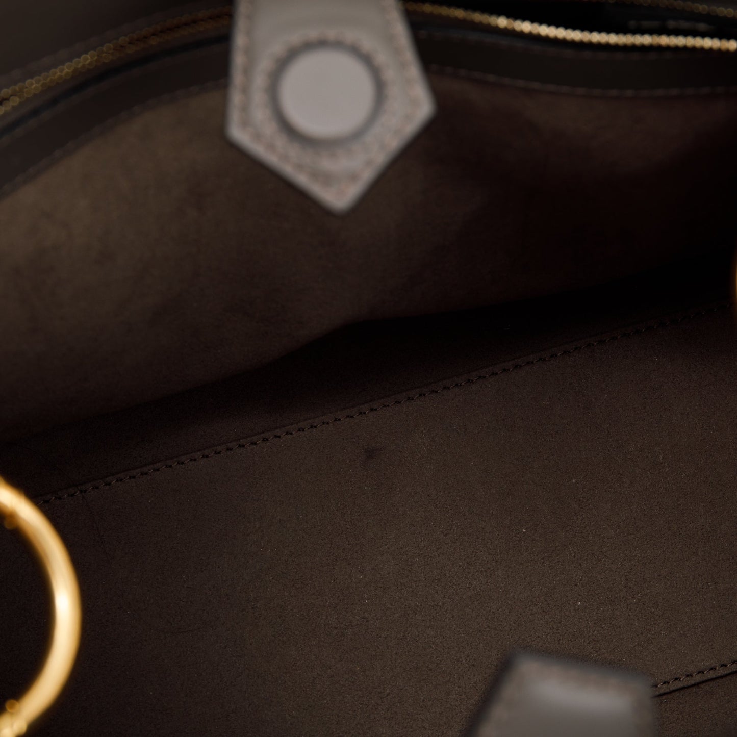 Fendi Small Runaway Leather Tote