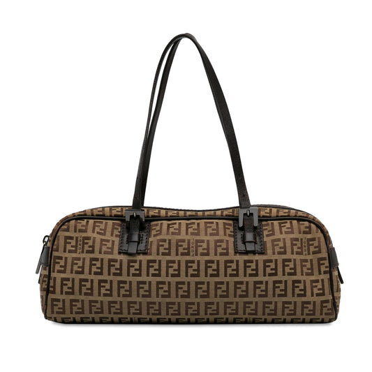 Luxury FendiSmall Zucchino Canvas Handbag (SHG-fba6xB)