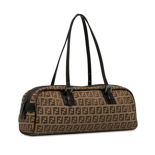 Luxury FendiSmall Zucchino Canvas Handbag (SHG-fba6xB)