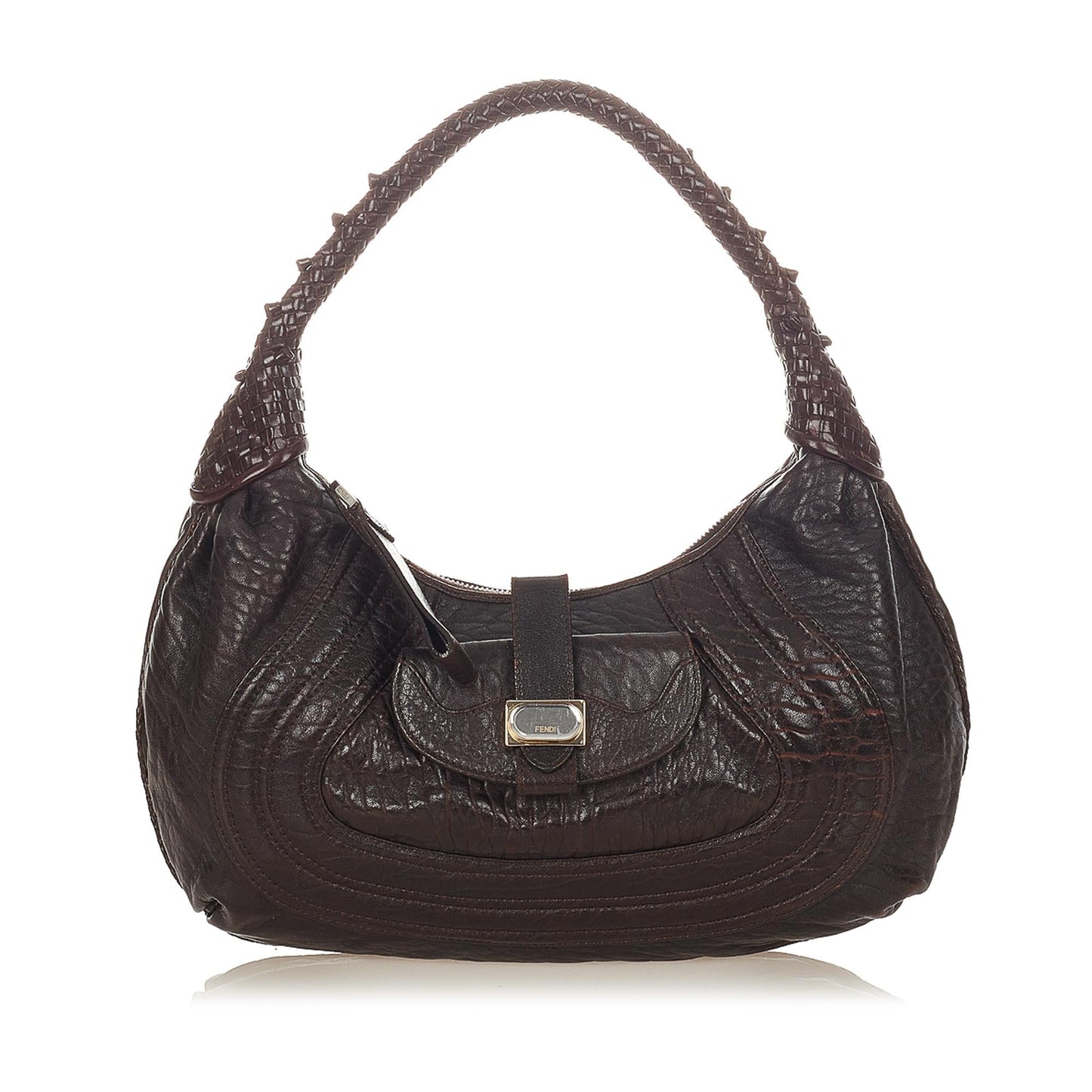 Luxury FendiSpy Leather Handbag (SHG-26184)