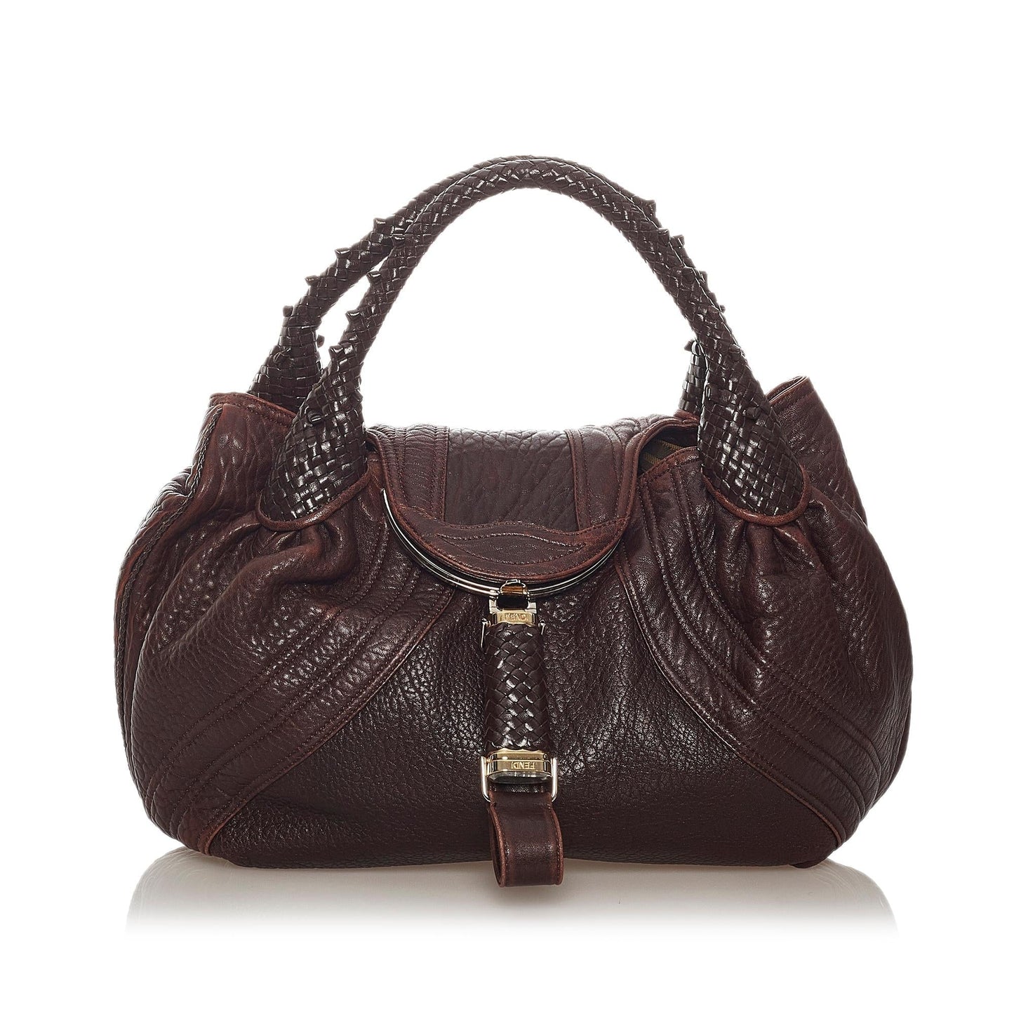 Luxury FendiSpy Leather Handbag (SHG-27415)